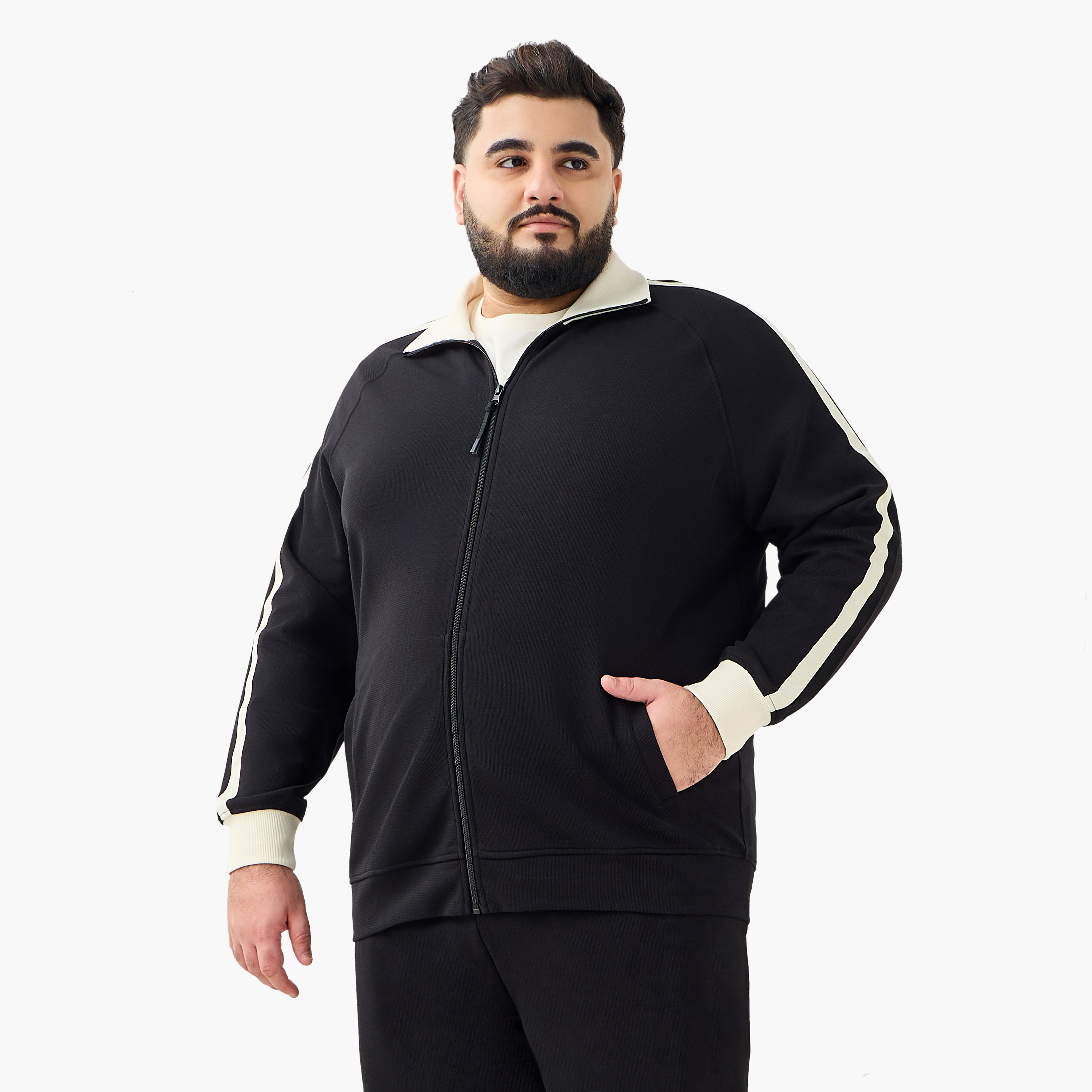 Men Tape Detail Longline Jacket-men-clothing-jacketsandblazers-jackets-image-5