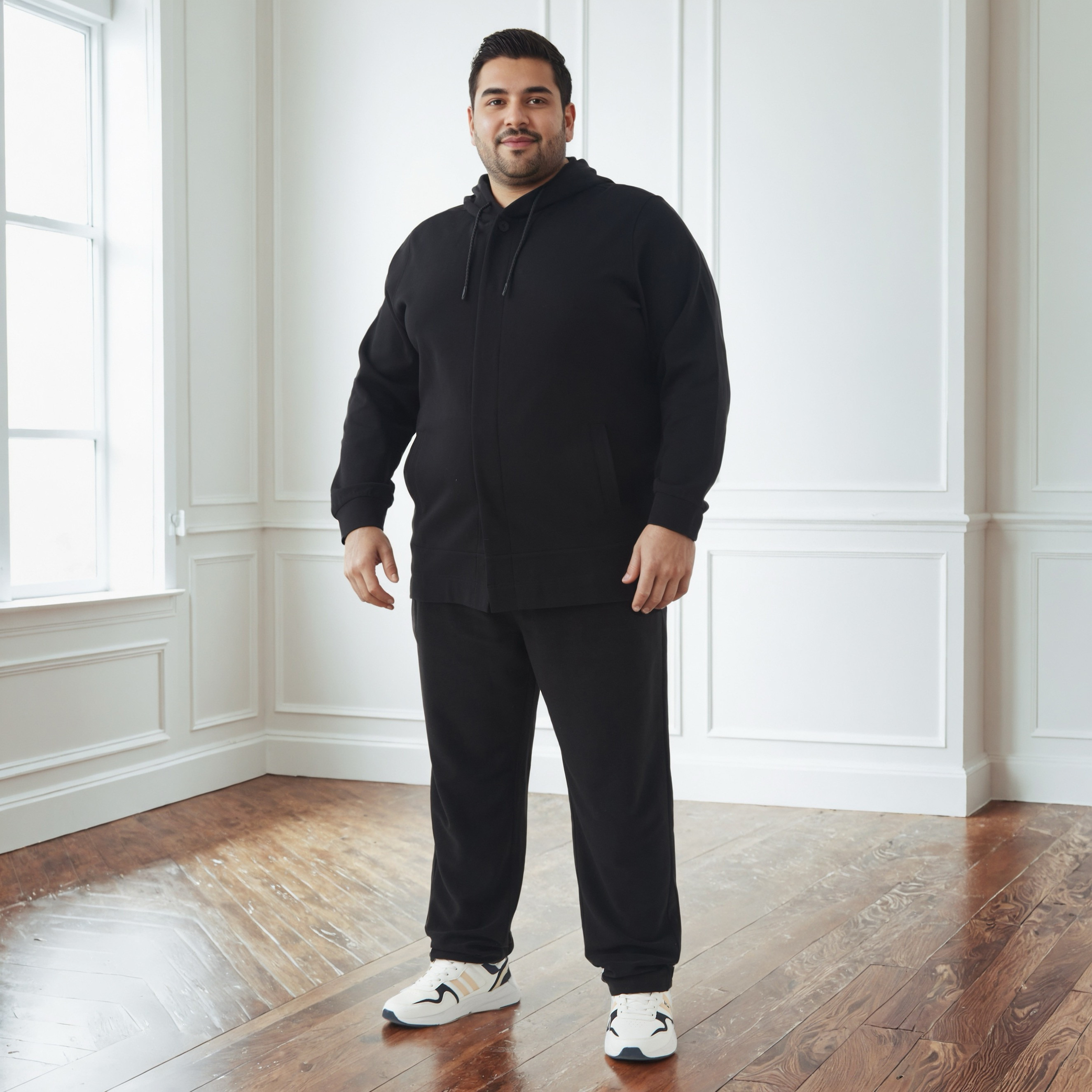 Men Plus Size Cotton Blend Hoodie-men-winterwear-hoodiesandsweatshirts-image-2