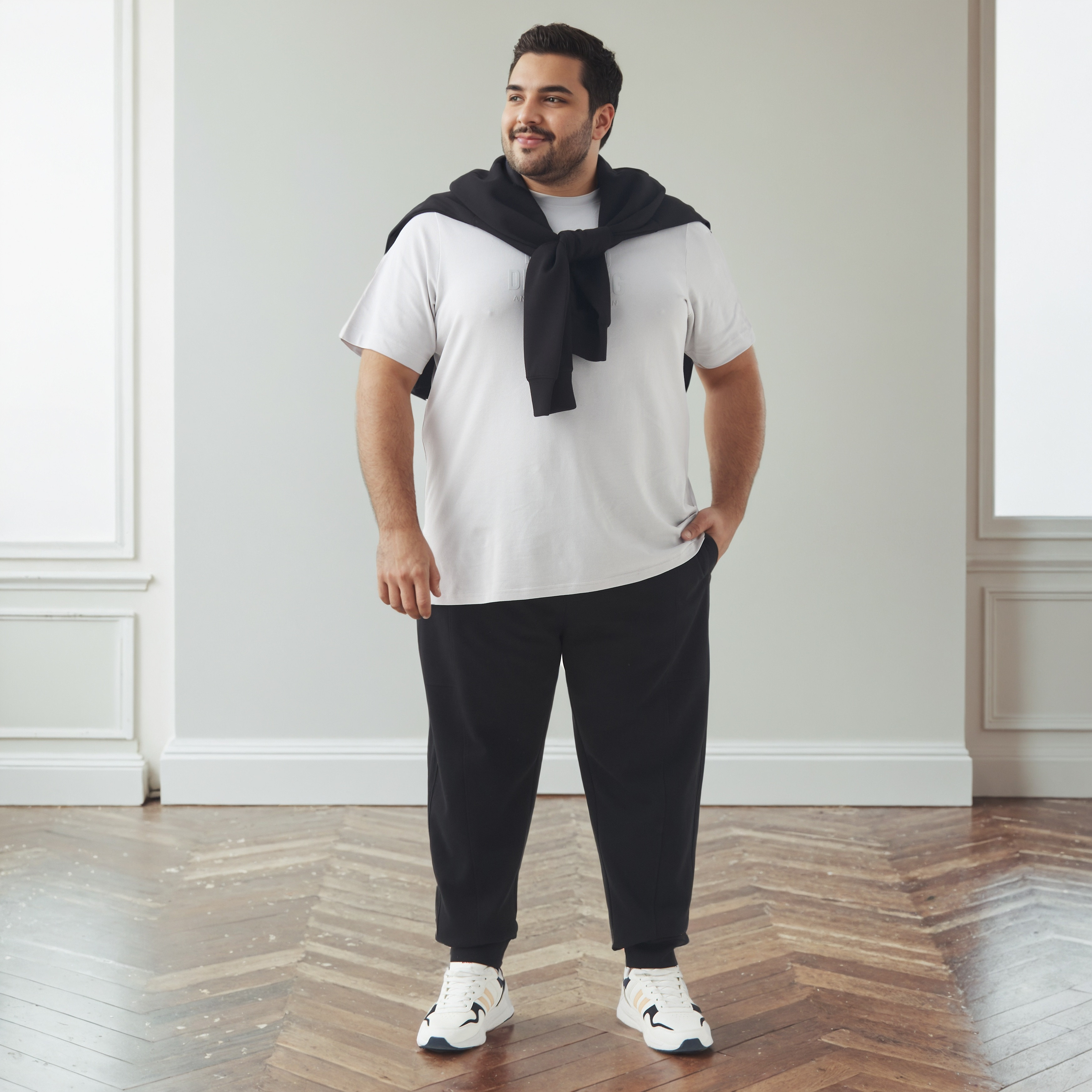 Men Regular Fit Flexi Waist Joggers with Pockets-men-clothing-bottoms-joggers-image-2