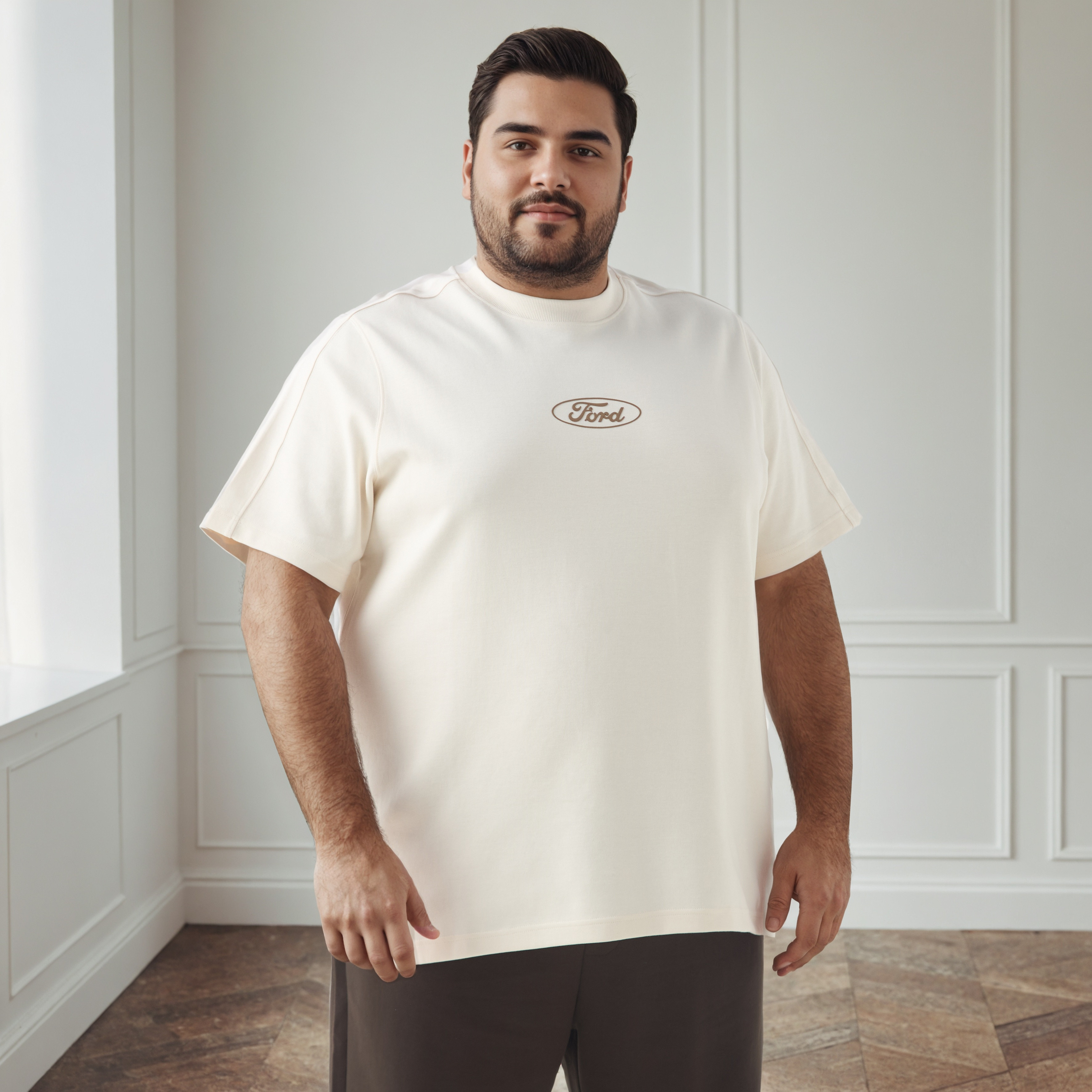 Men Regular Fit Crew Neck Short Sleeves Ford Bronco Print T-shirt-men-clothing-tshirtsandpolos-tshirts-image-1