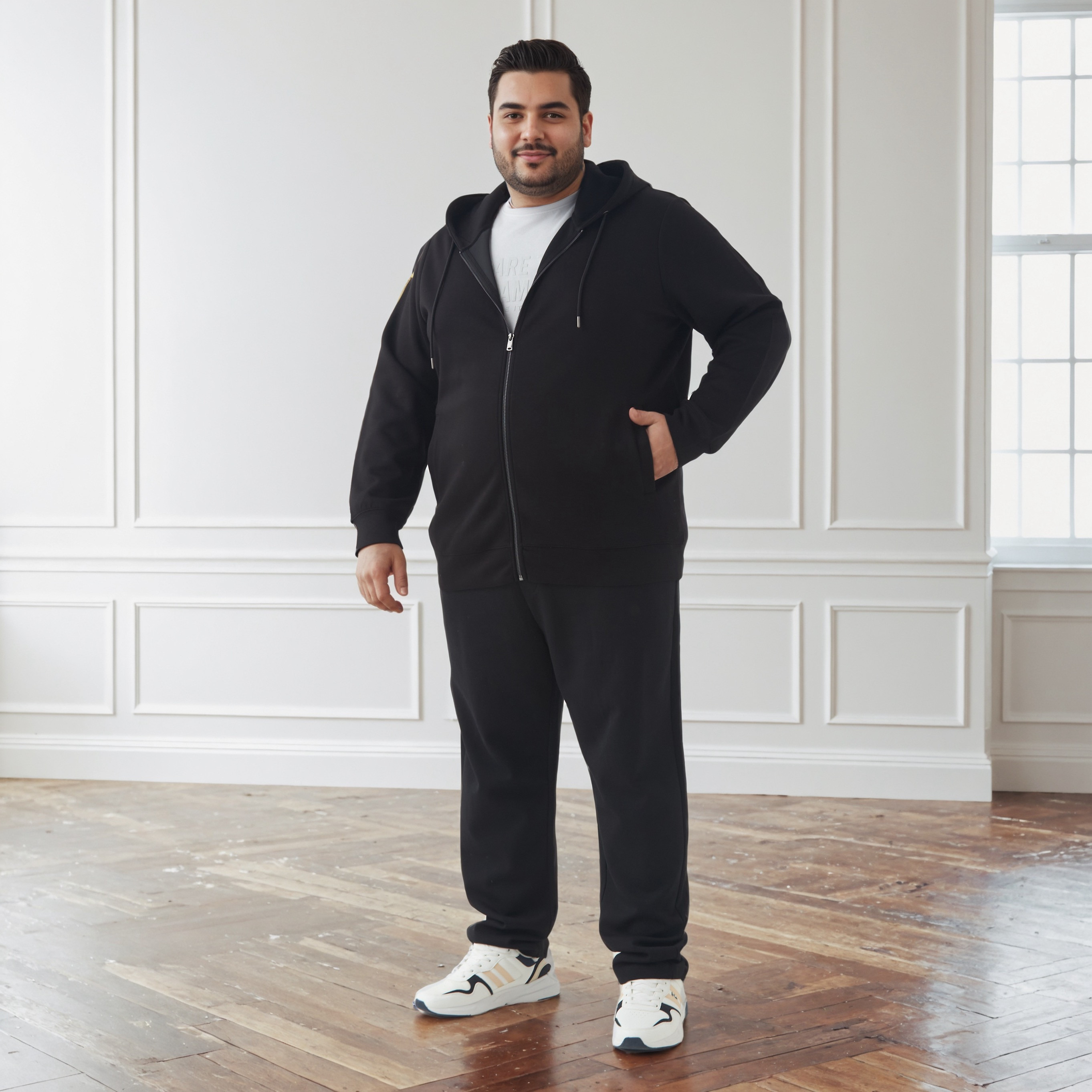 Men Plus Size Regular Fit Hoodie-men-winterwear-hoodiesandsweatshirts-image-2