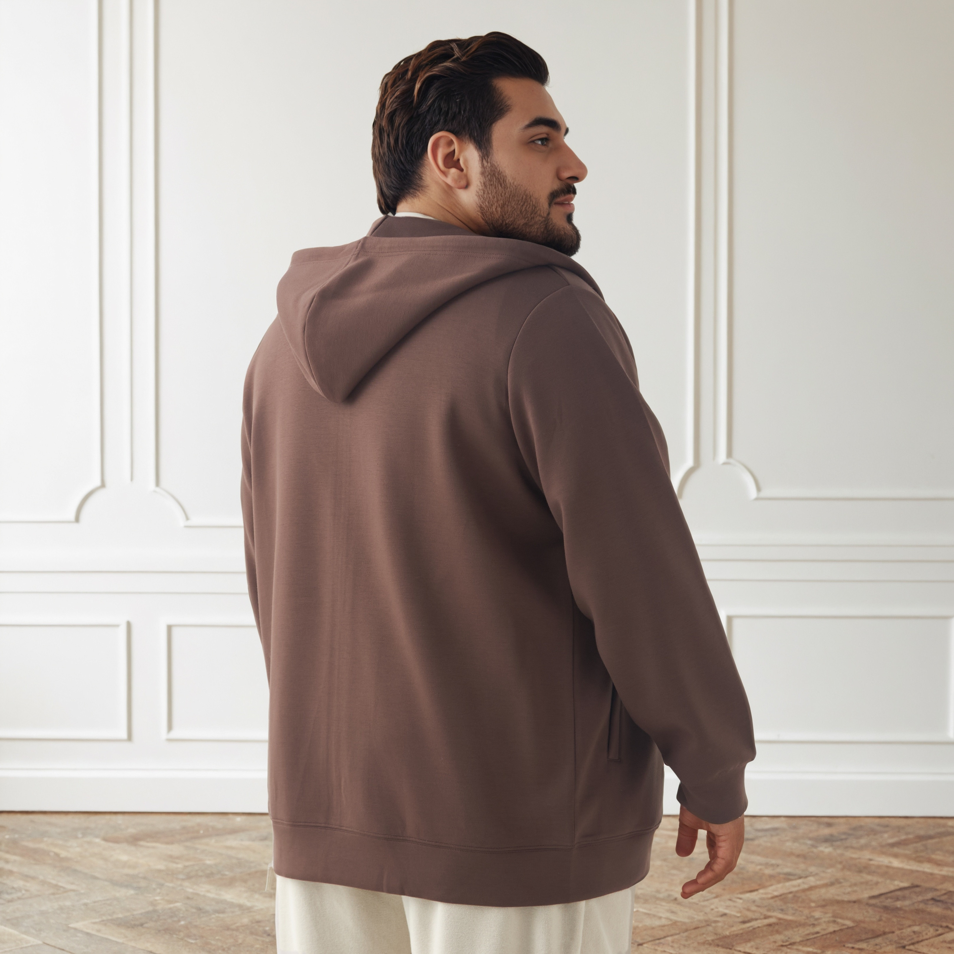 Men Plus Size Regular Fit Hoodie-men-winterwear-hoodiesandsweatshirts-image-3