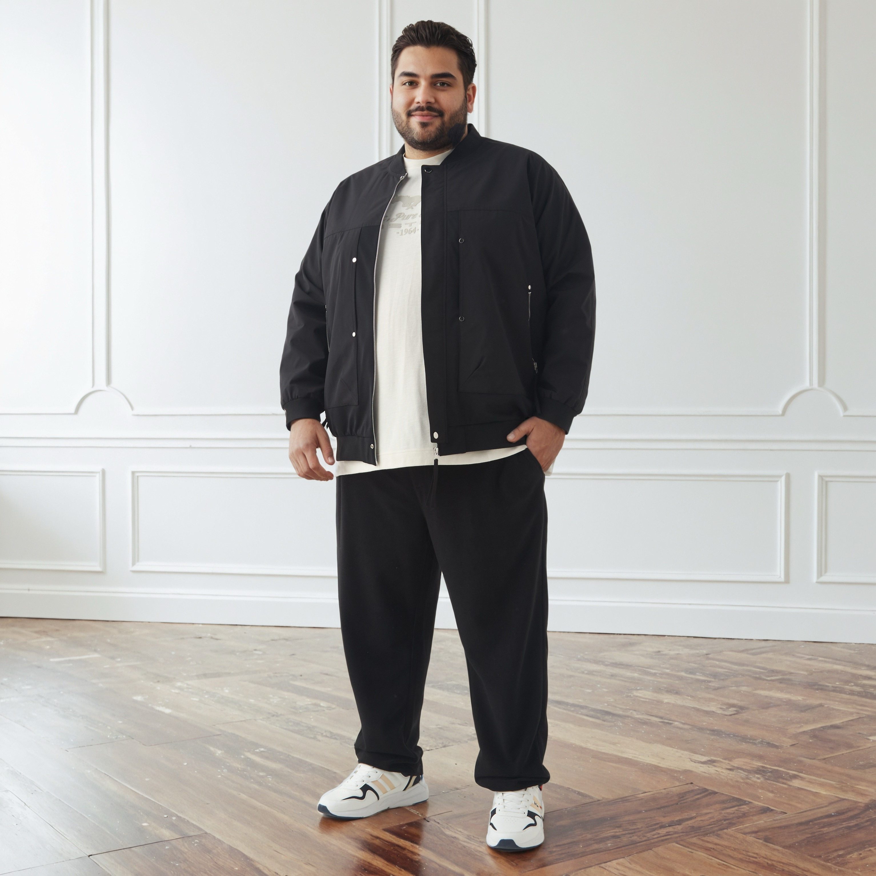 Men Regular Fit Zip-Through Bomber Jacket-men-clothing-jacketsandblazers-jackets-image-2