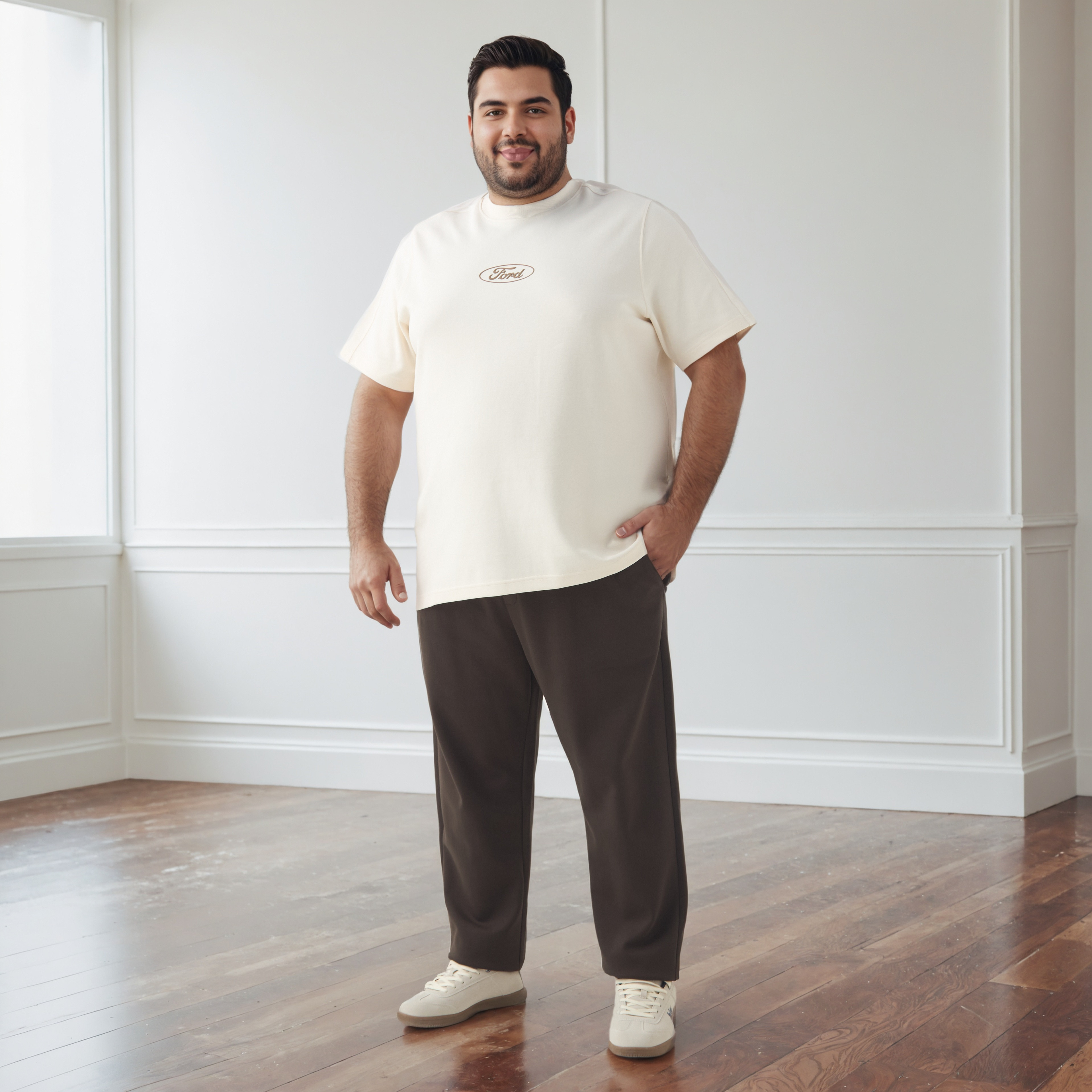 Men Regular Fit Flexi Waist Joggers with Pockets-men-clothing-bottoms-joggers-image-2