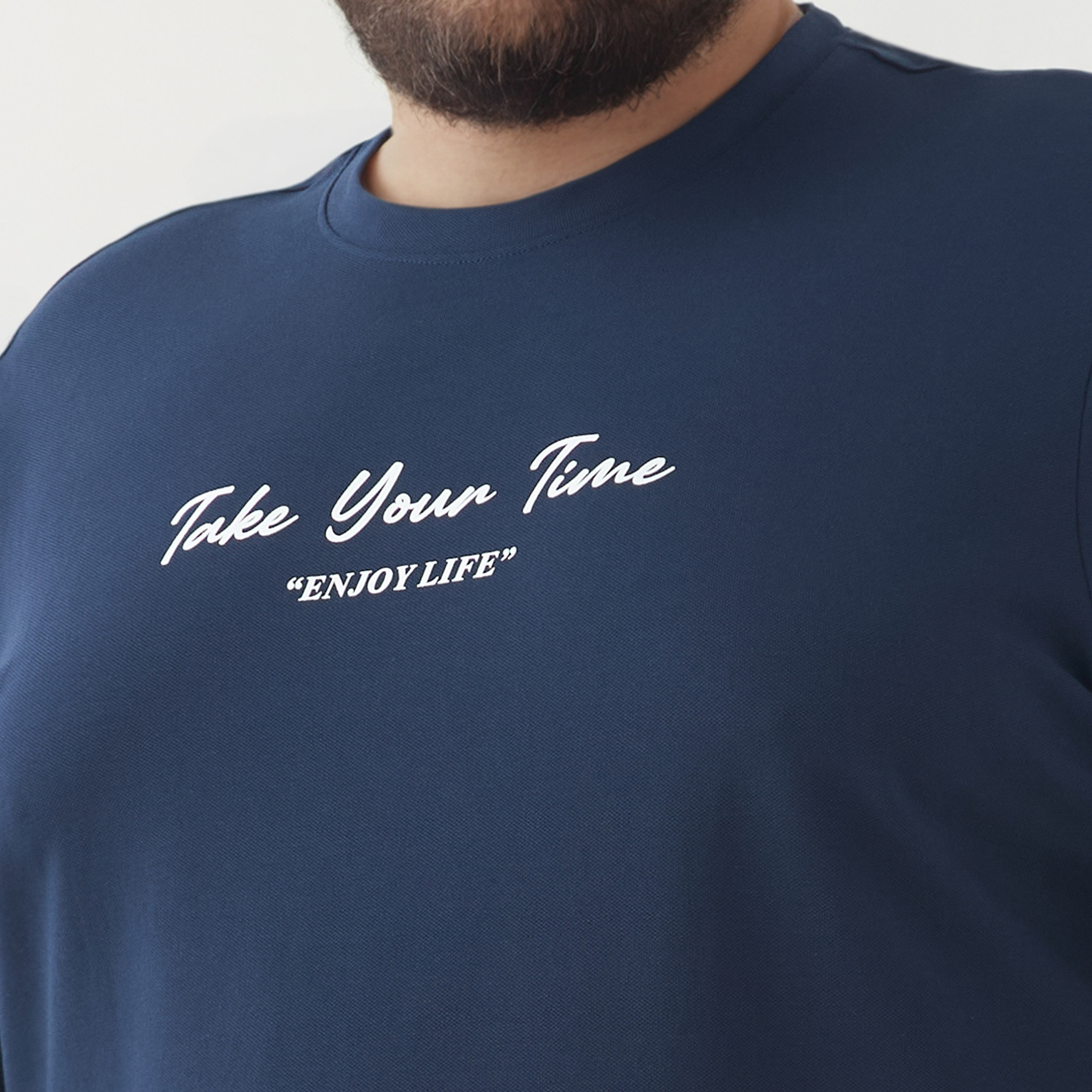 Men Regular Fit Crew Neck Short Sleeves Slogan Print T-shirt-men-clothing-tshirtsandpolos-tshirts-image-4