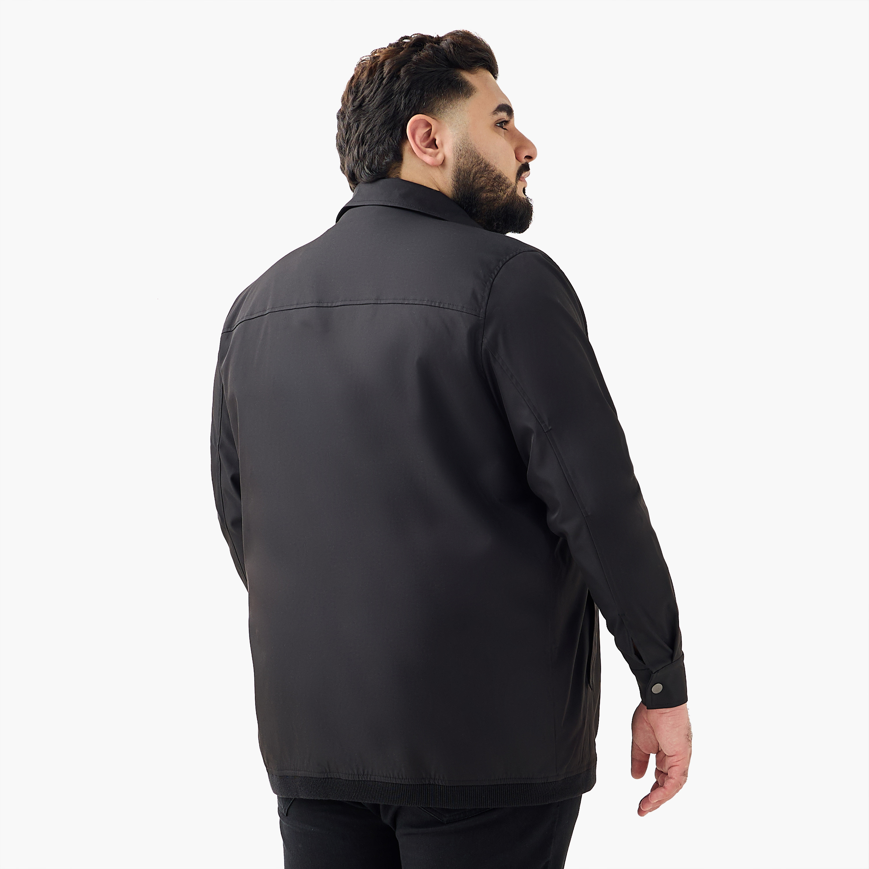 Men Regular Fit Longline Jacket-men-clothing-jacketsandblazers-jackets-image-4