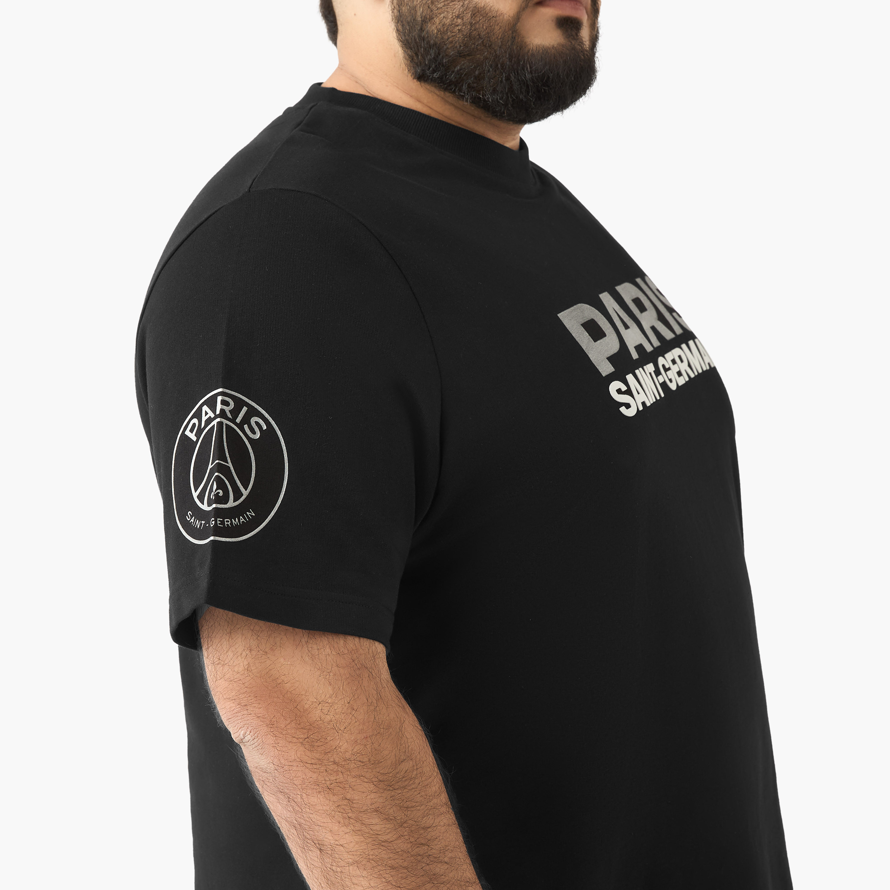Men's Regular Fit Crew Neck Short Sleeve Paris Saint Germain Print T-shirt-men-clothing-tshirtsandpolos-tshirts-image-4