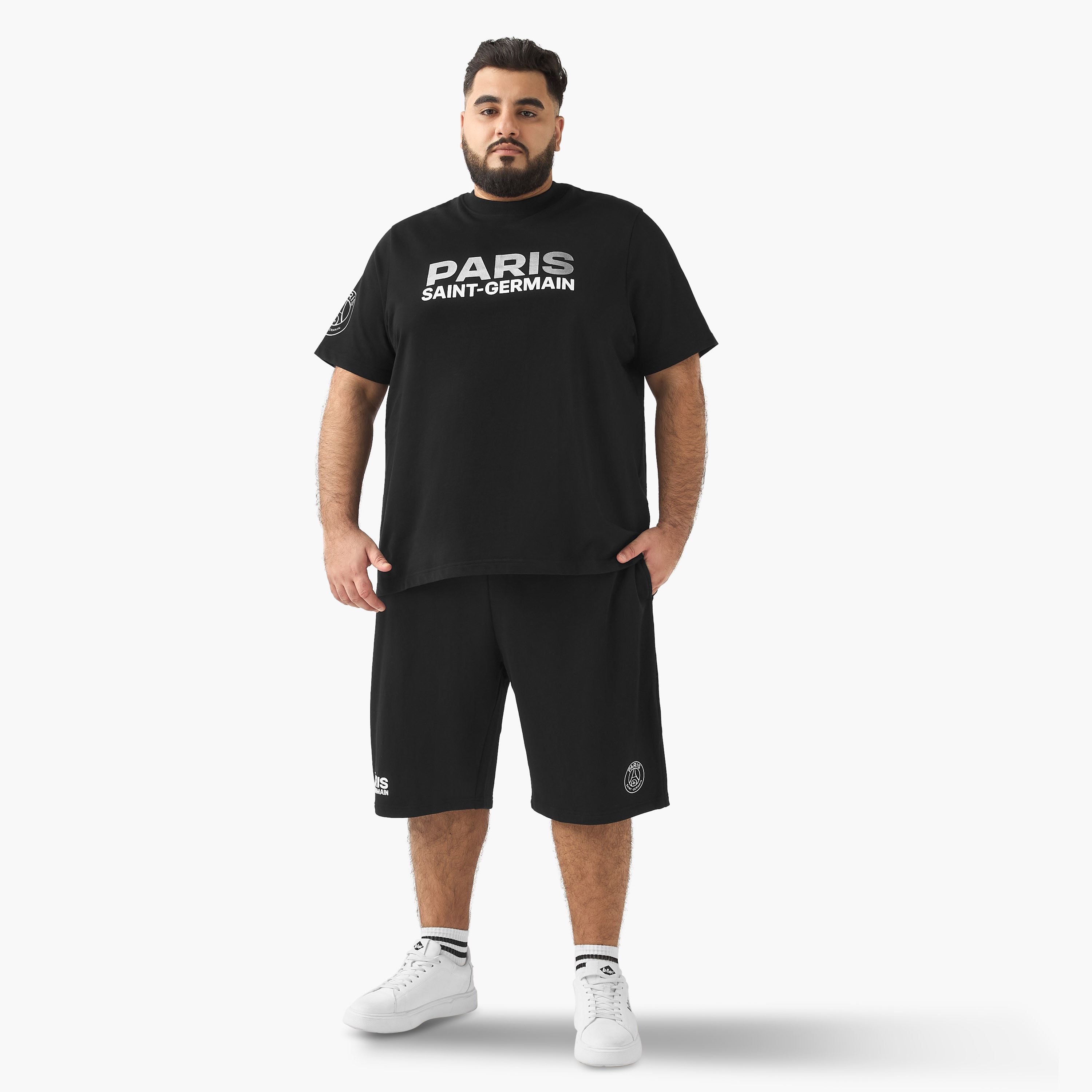 Men's Regular Fit Crew Neck Short Sleeve Paris Saint Germain Print T-shirt-men-clothing-tshirtsandpolos-tshirts-image-2