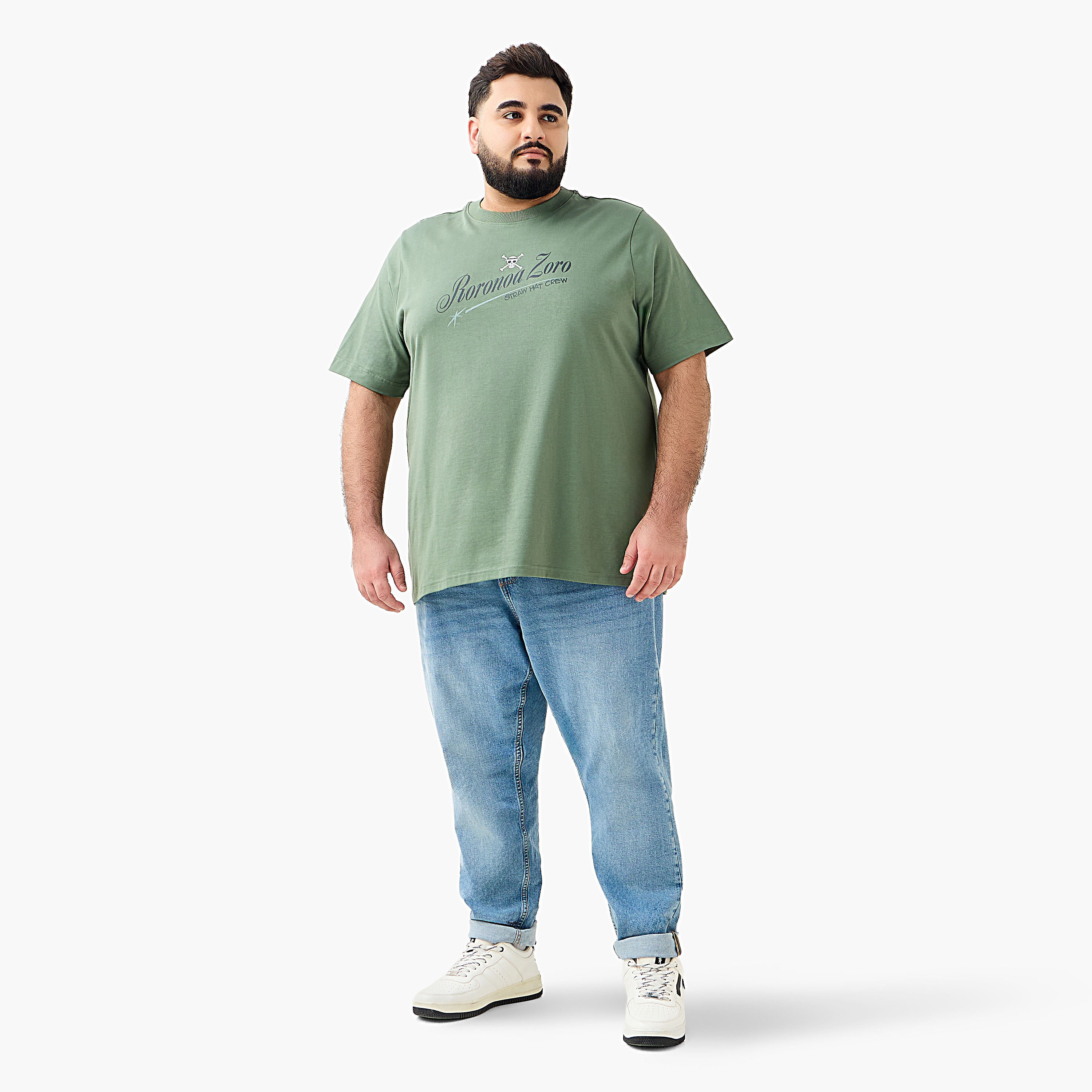 Men Regular Fit Crew Neck Short Sleeves Printed T-shirt-men-clothing-tshirtsandpolos-tshirts-image-2
