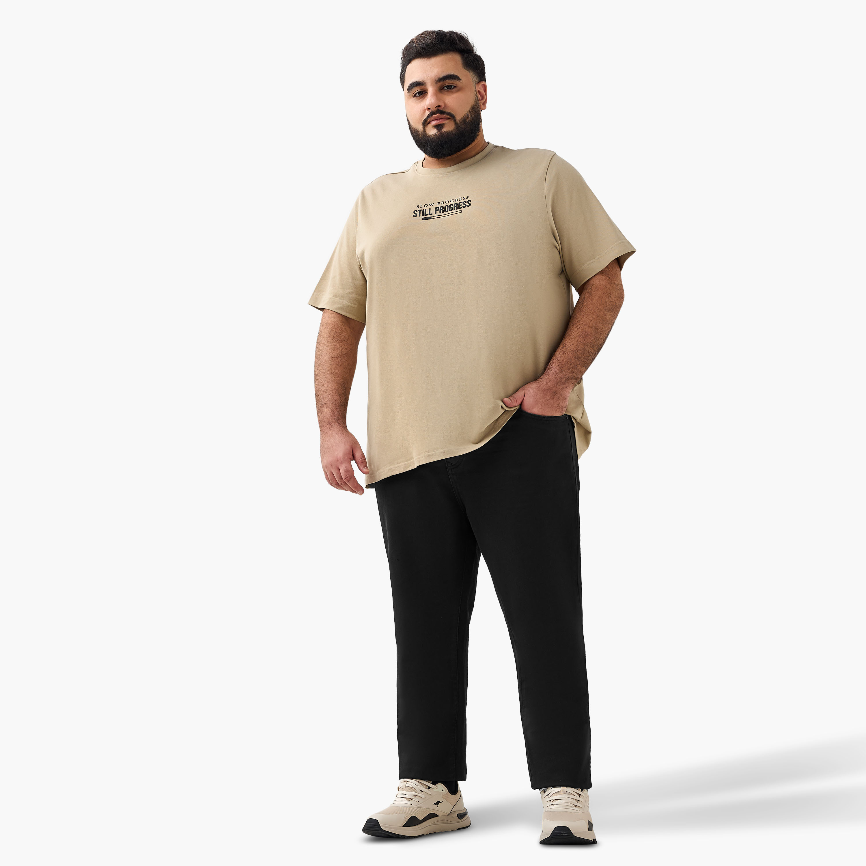 Men Regular Fit Crew Neck Short Sleeve Slogan Print T-shirt-men-clothing-tshirtsandpolos-tshirts-image-2
