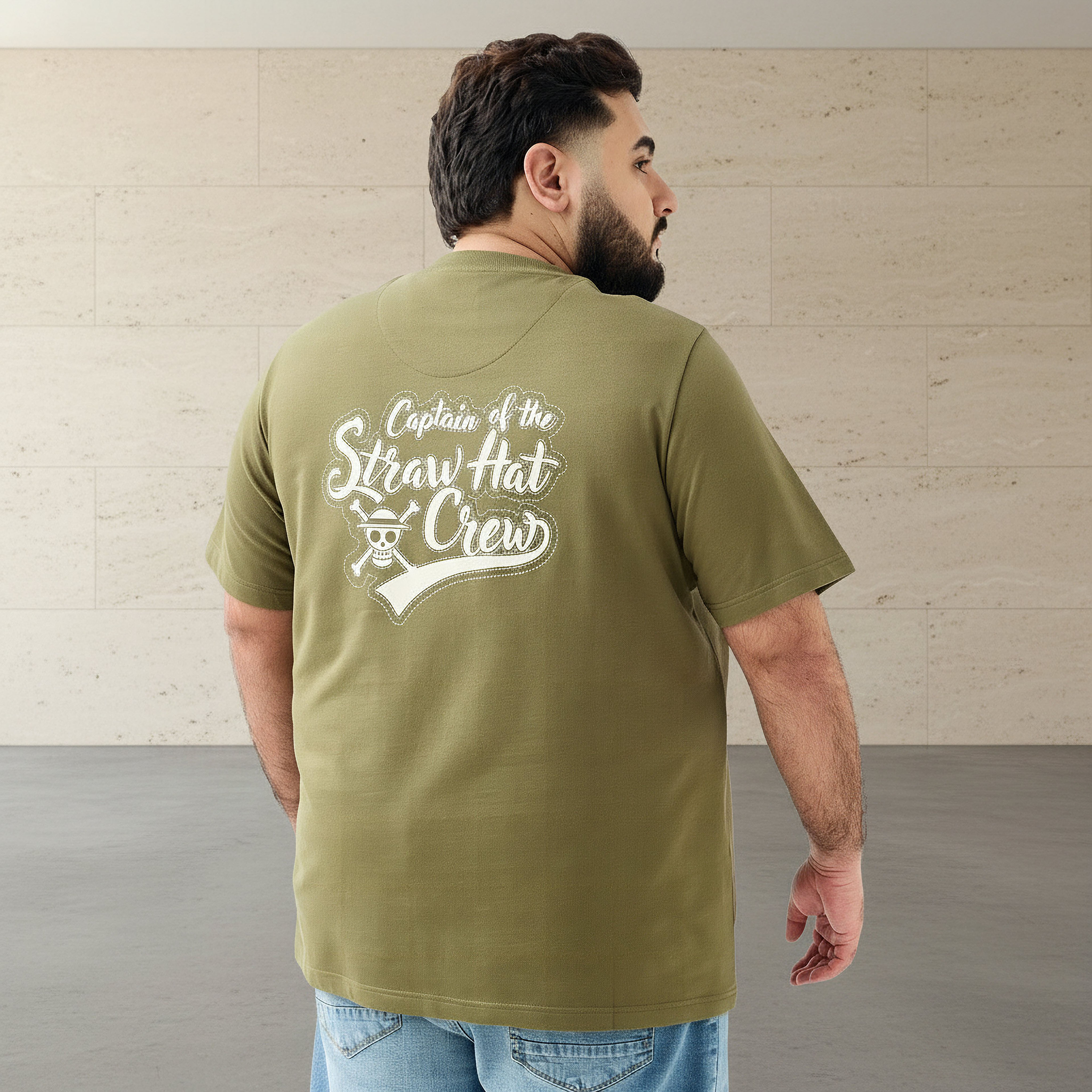 Men Regular Fit Crew Neck Short Sleeves One Piece Print T-shirt-men-clothing-tshirtsandpolos-tshirts-image-1