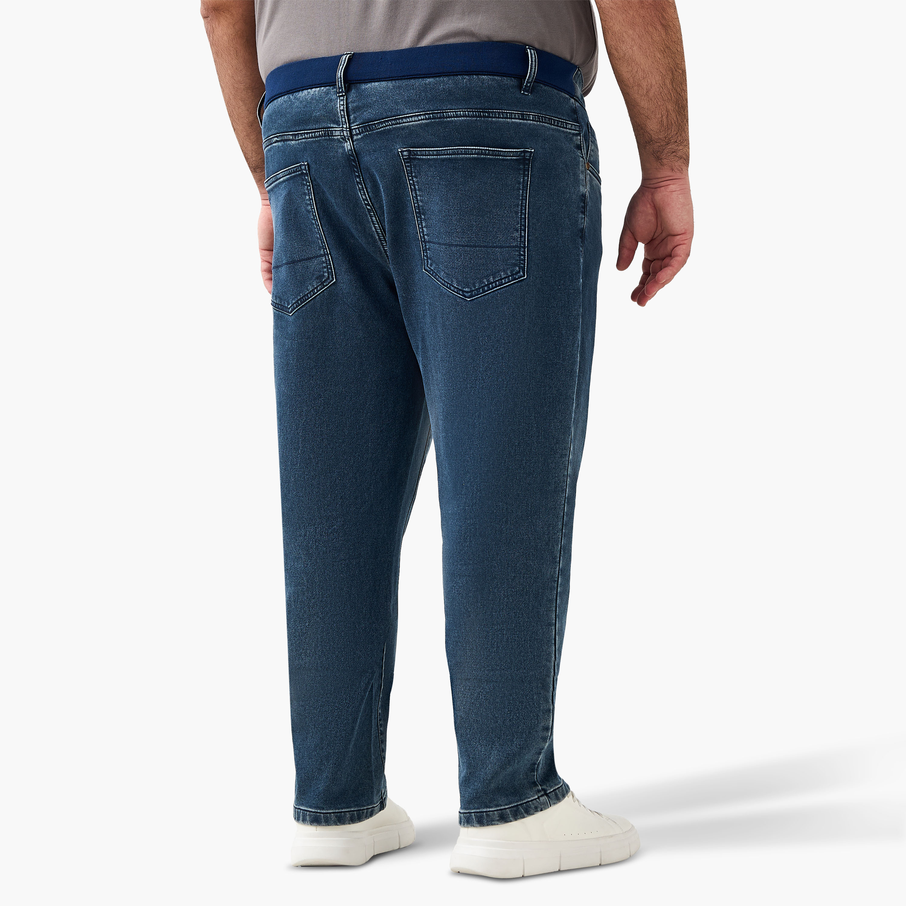 Men Regular Fit Flexi Waist Athletic Jeans-men-clothing-bottoms-jeans-image-3