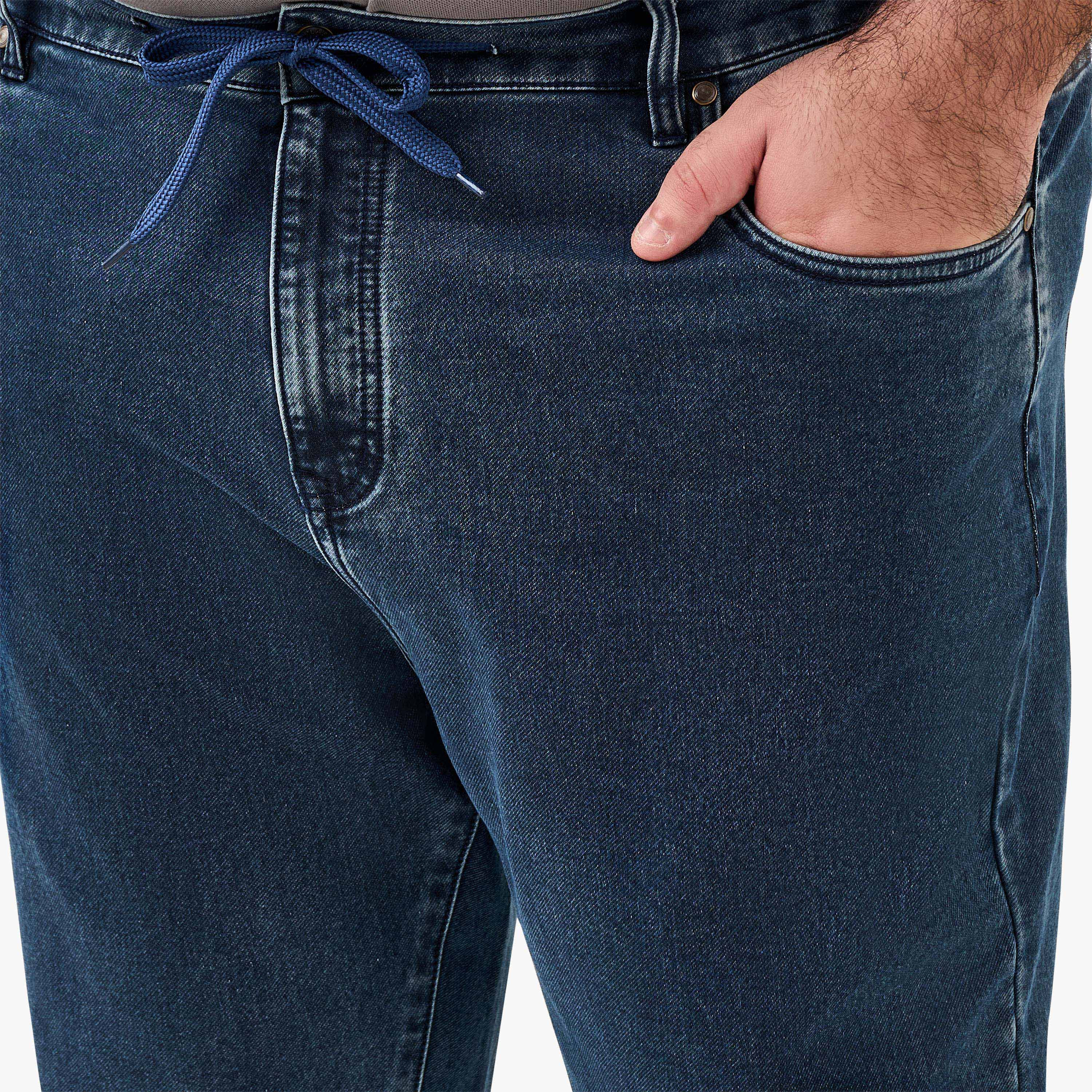 Men Regular Fit Flexi Waist Athletic Jeans-men-clothing-bottoms-jeans-image-4