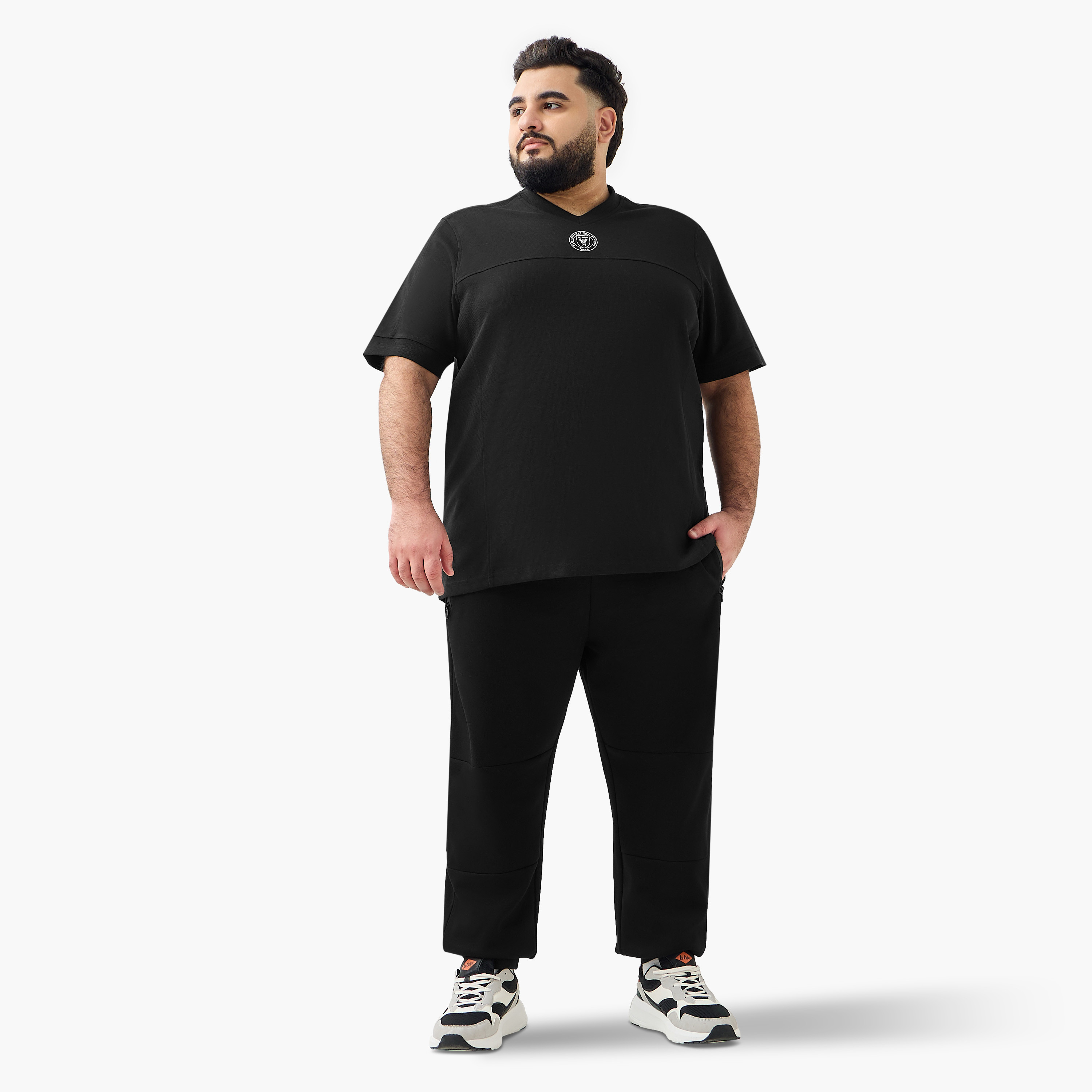Men Regular Fit V-neck Short Sleeves Printed T-shirt-men-clothing-tshirtsandpolos-tshirts-image-2