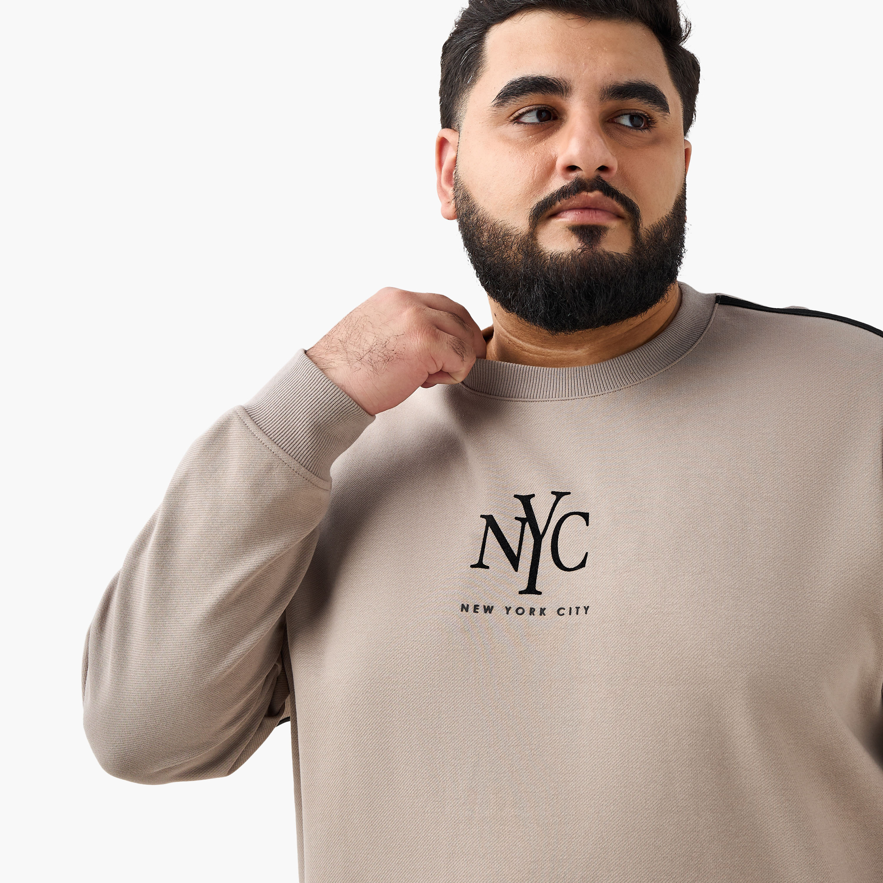 Men Regular Fit New York City Print Cotton Sweatshirt-men-winterwear-hoodiesandsweatshirts-image-5