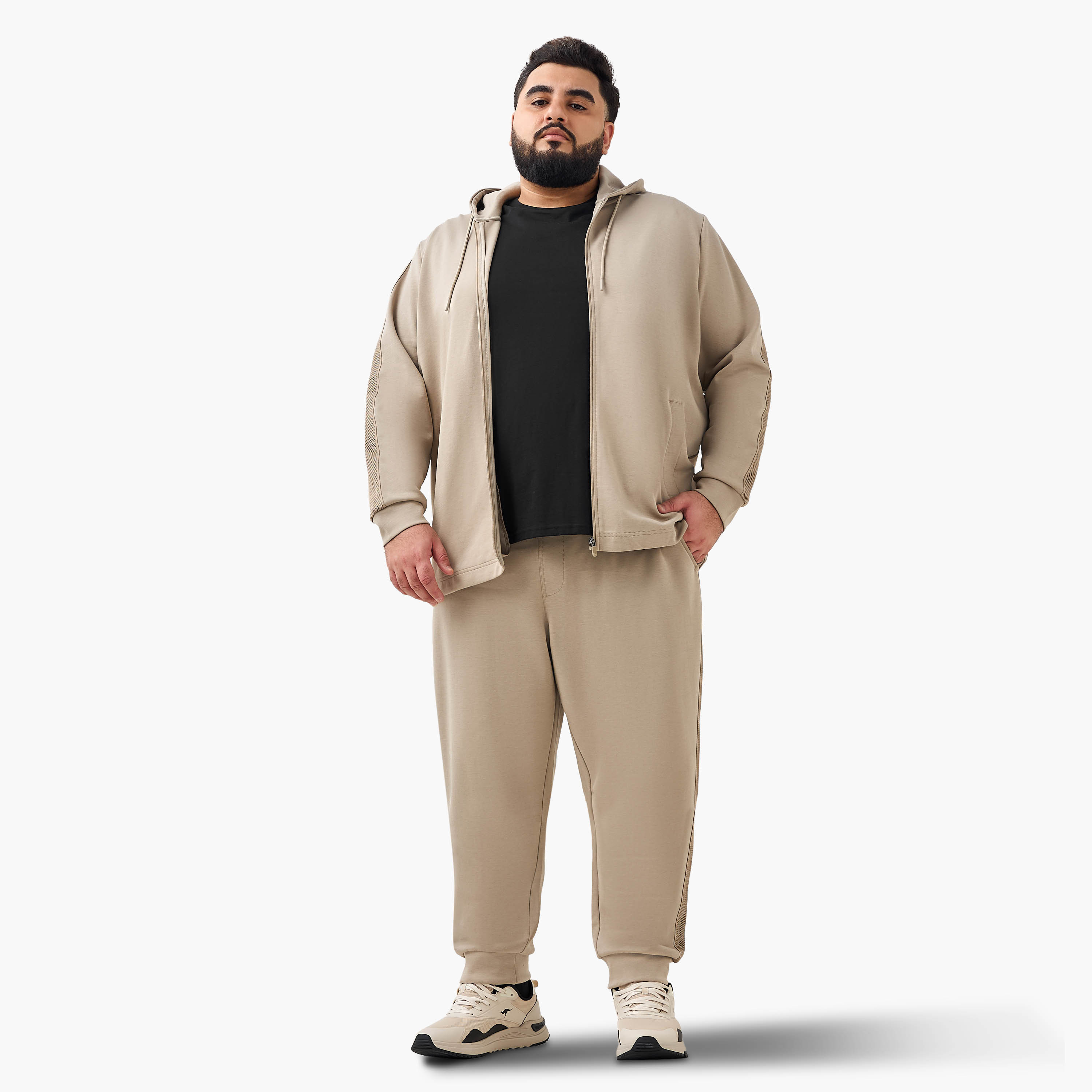 بنطلون رياضي بقصة عادية وجيوب للرجال-men-clothing-bottoms-joggers-image-3