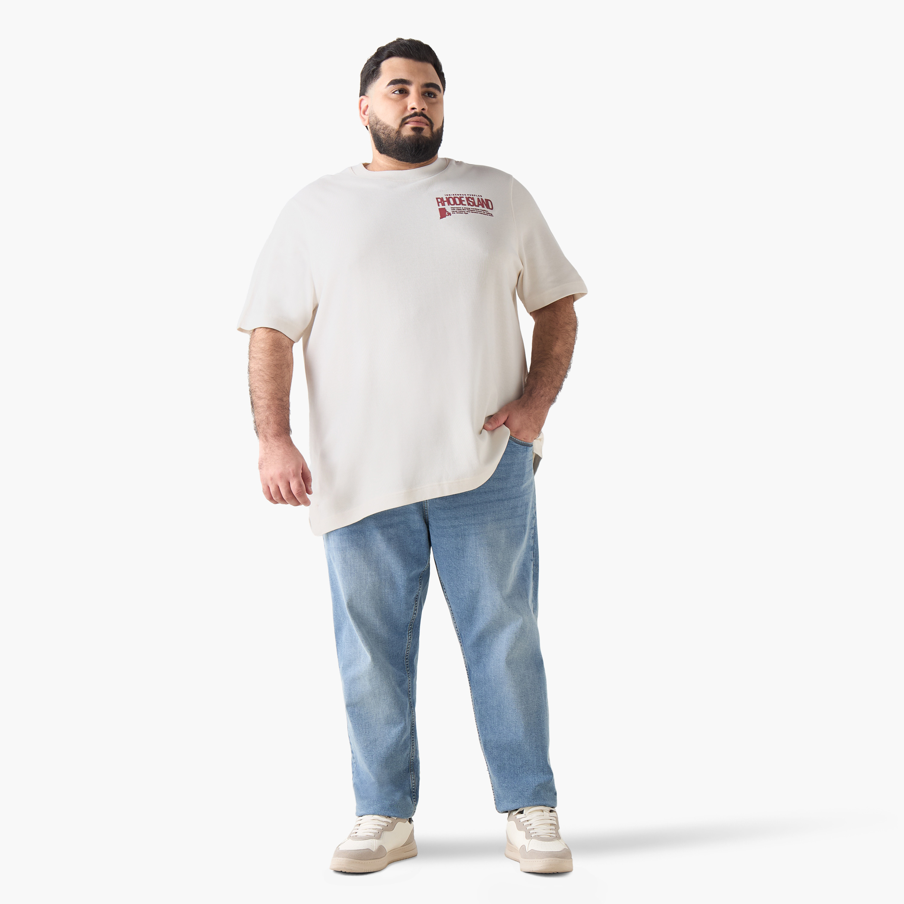 Men Regular Fit Crew Neck Short Sleeves Rhode Island Print T-shirt-men-clothing-tshirtsandpolos-tshirts-image-4