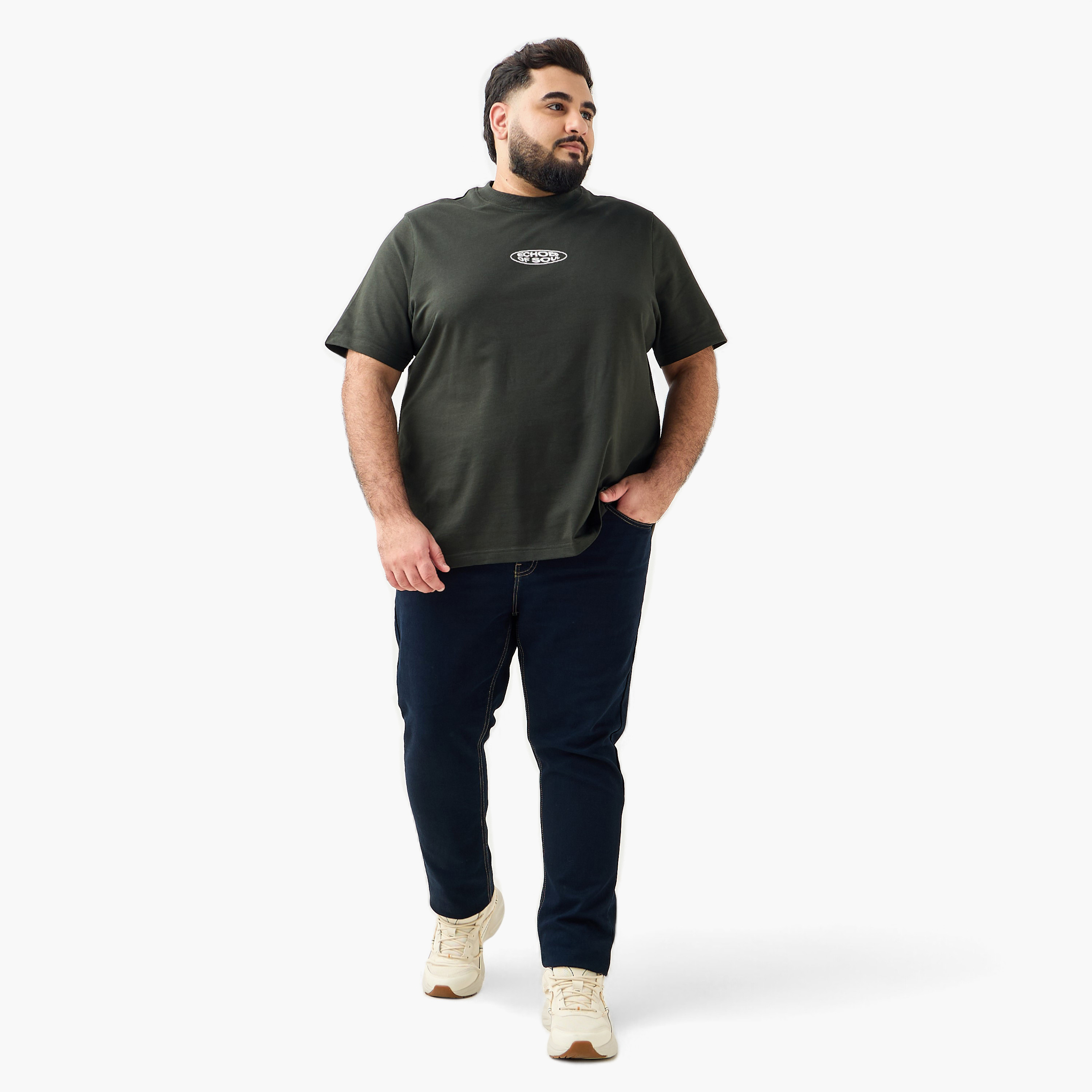 Men Regular Fit Crew Neck Short Sleeves Printed T-shirt-men-clothing-tshirtsandpolos-tshirts-image-2