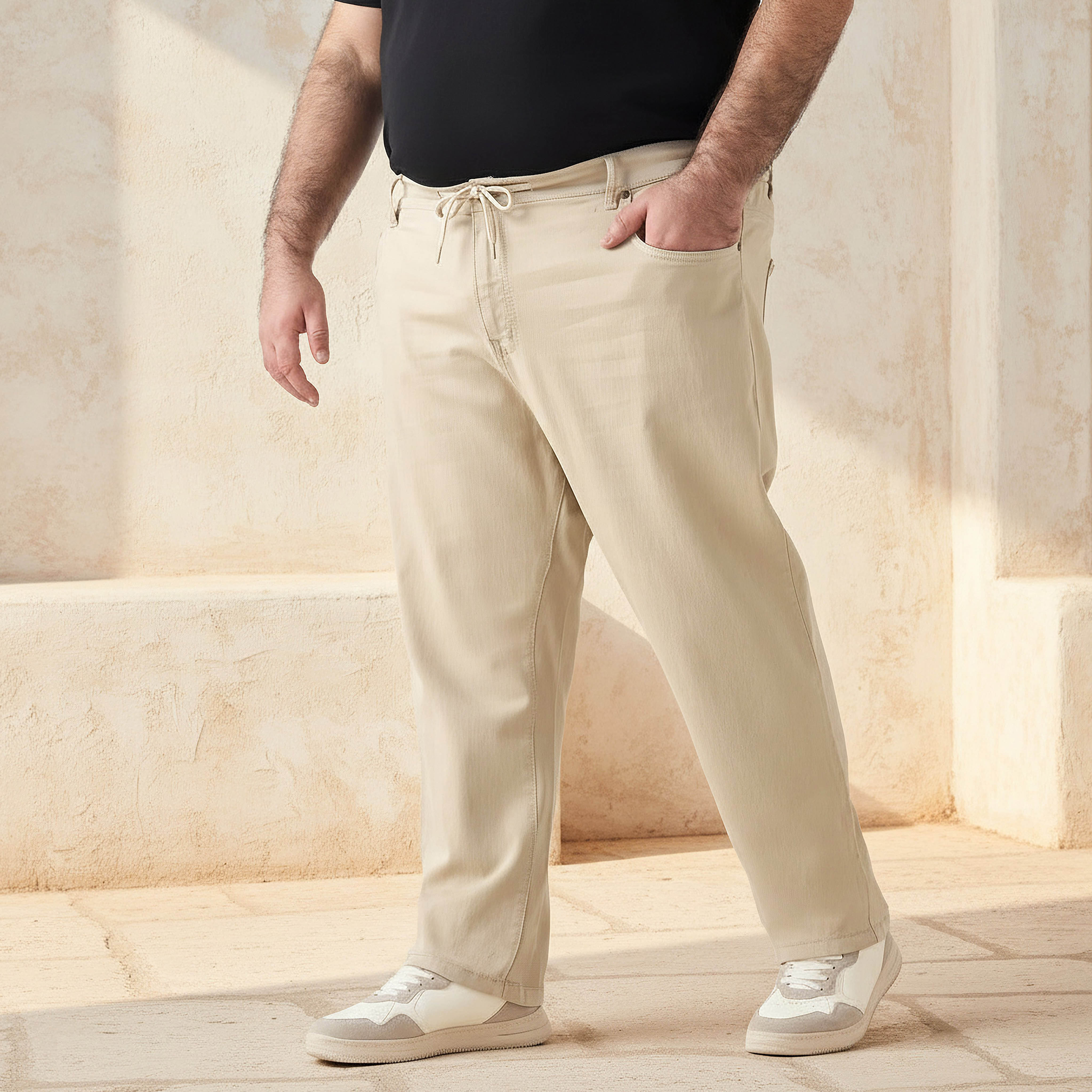 Men Relaxed Fit Flexi Waist Jeans-men-clothing-bottoms-jeans-image-1