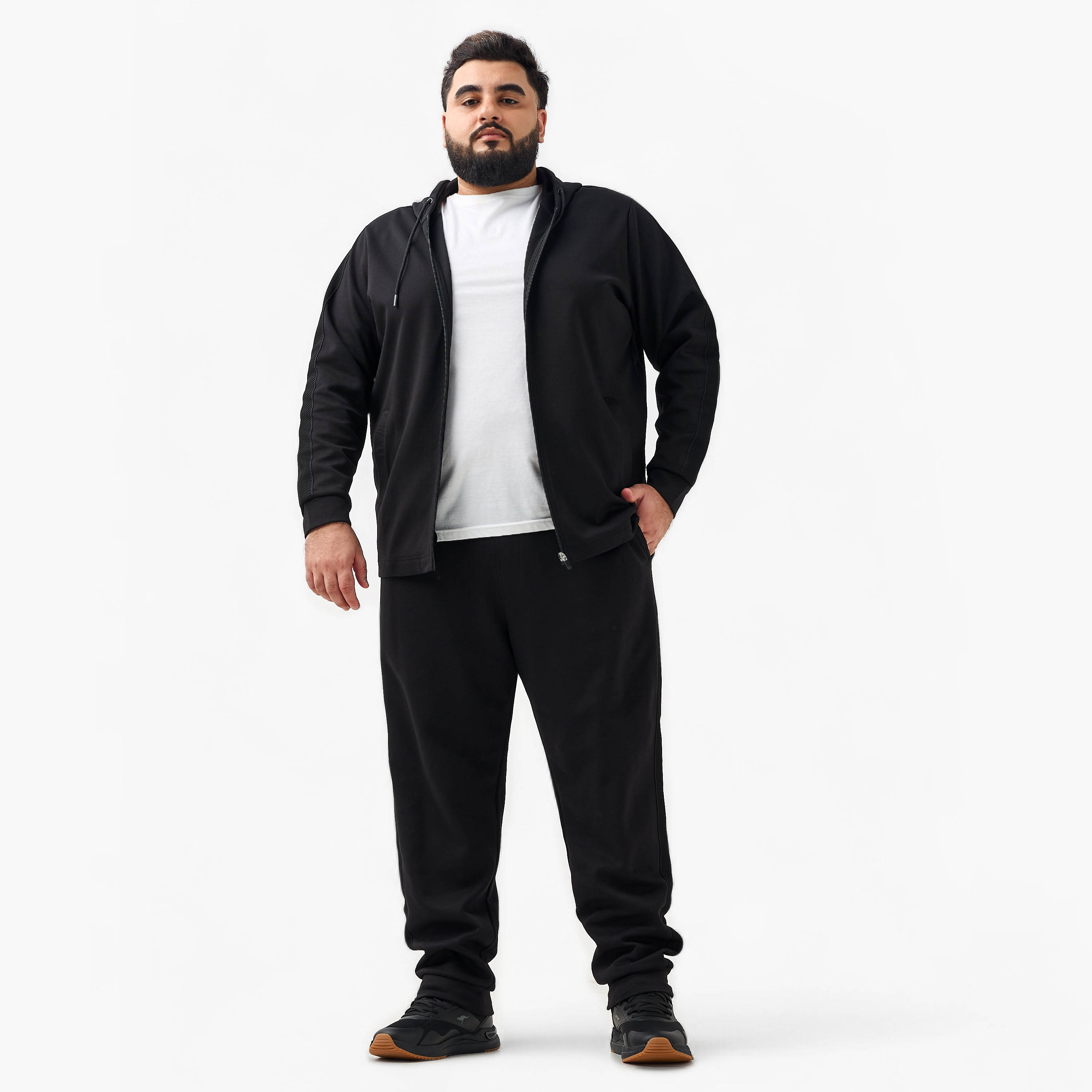 Men Zip-Through Hooded Sweatshirt-men-winterwear-hoodiesandsweatshirts-image-2