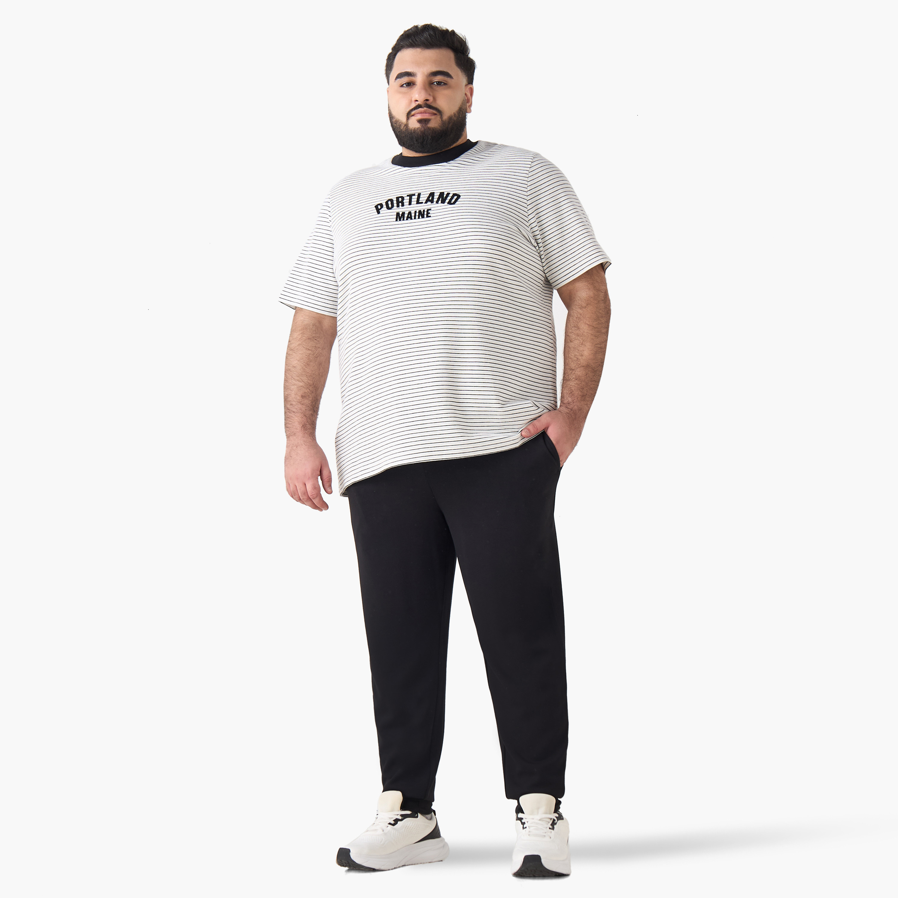 Men Regular Fit Crew Neck Short Sleeves Portland Printed T-shirt-men-clothing-tshirtsandpolos-tshirts-image-4