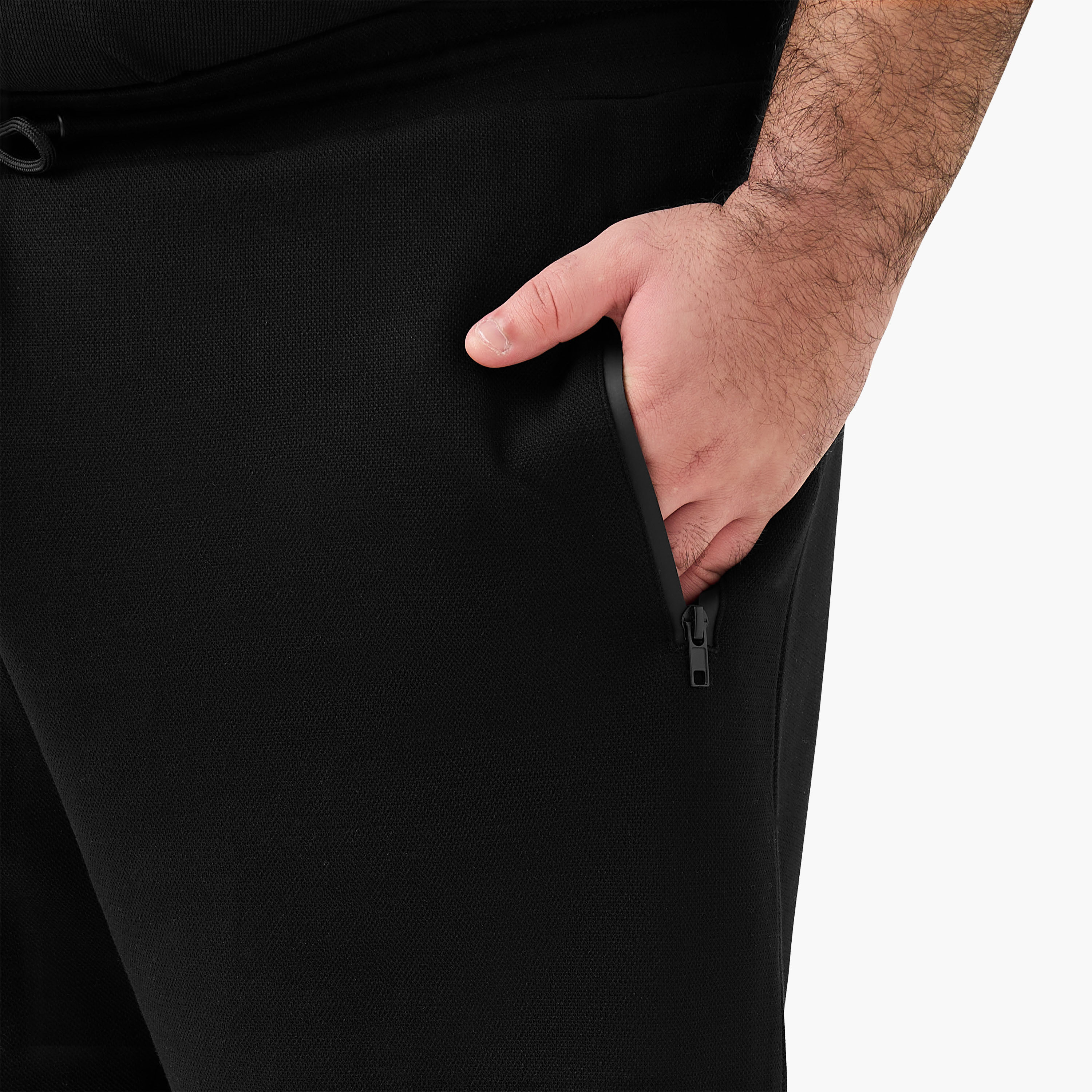 Men Regular Fit Joggers with Cut and Sew Detail-men-clothing-bottoms-joggers-image-4