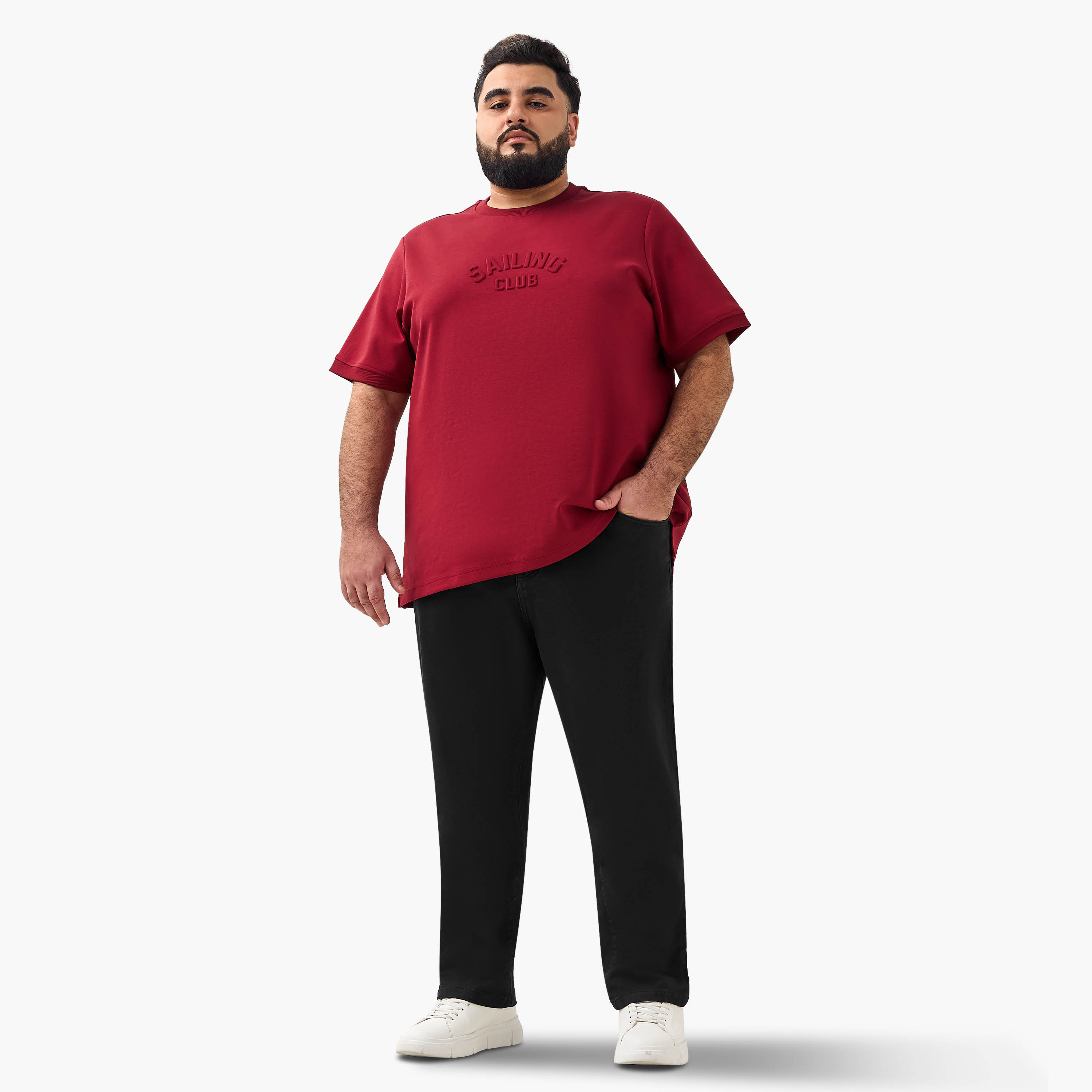 Men Regular Fit Flexi Waist Jeans-men-clothing-bottoms-jeans-image-2
