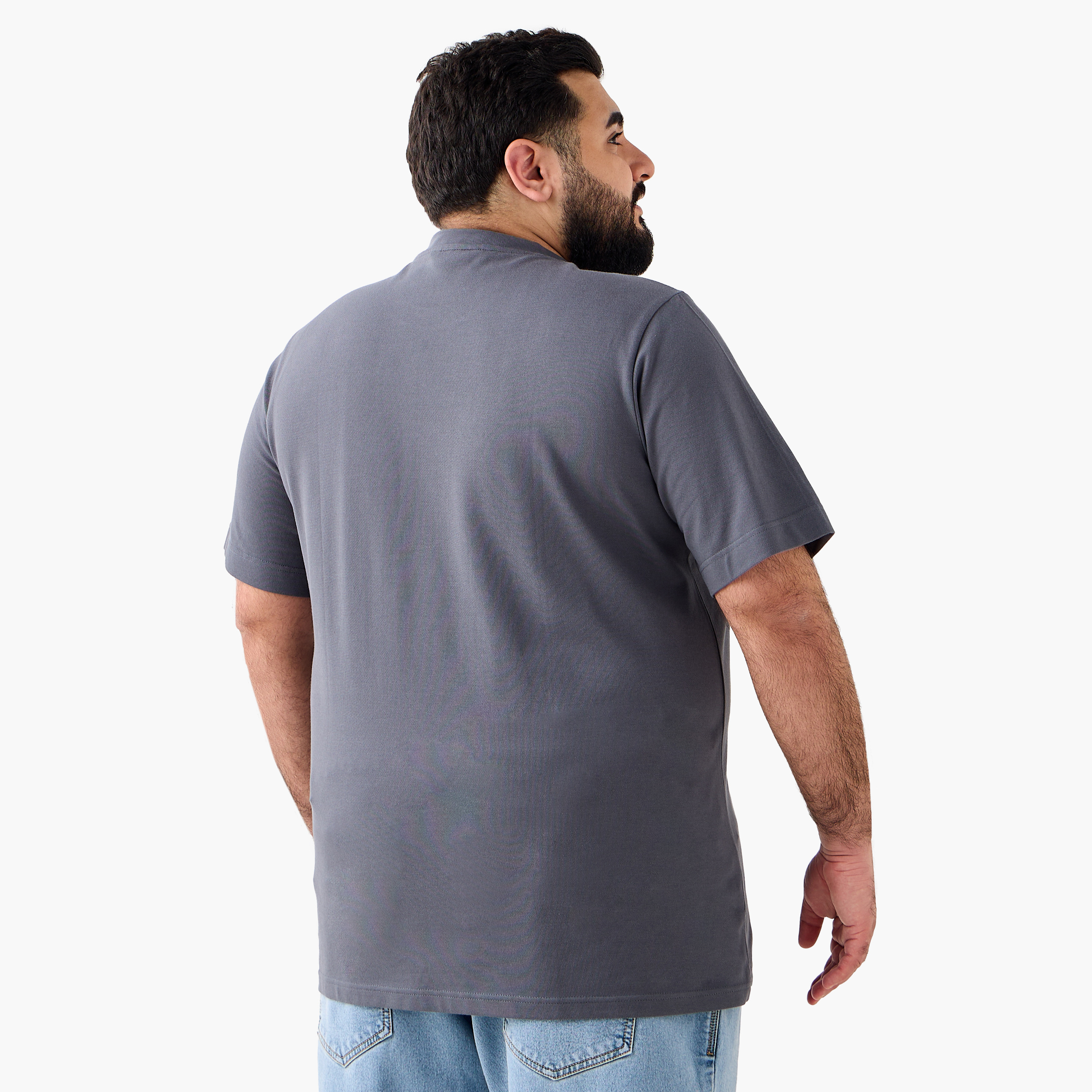Men Regular Fit Crew Neck Short Sleeves Slogan Print T-shirt-men-clothing-tshirtsandpolos-tshirts-image-4