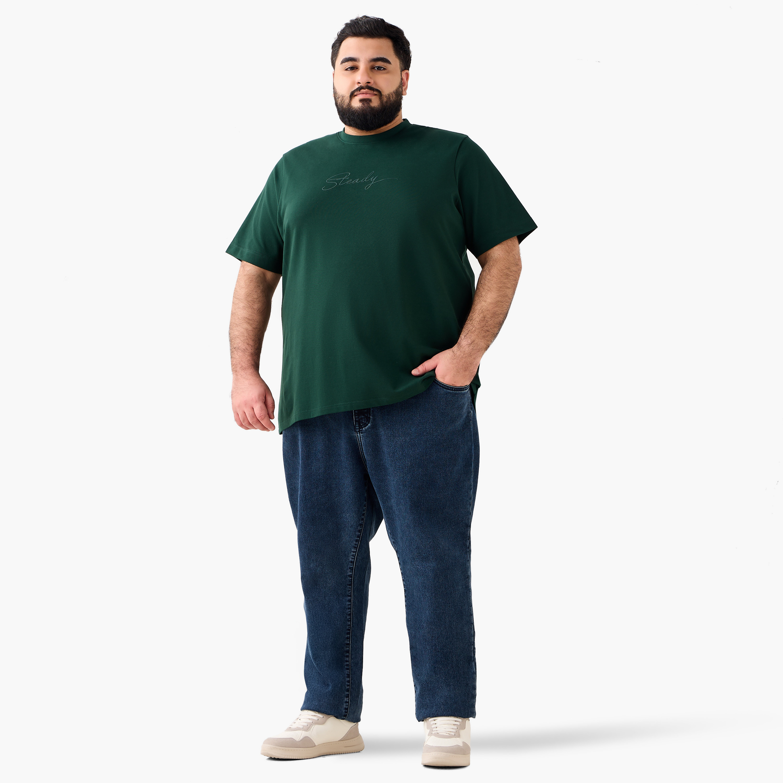 Men Regular Fit Crew Neck Short Sleeves Typographic T-shirt-PROMO_SP_AE_RGCC_BUY2FOR109_040325-image-3