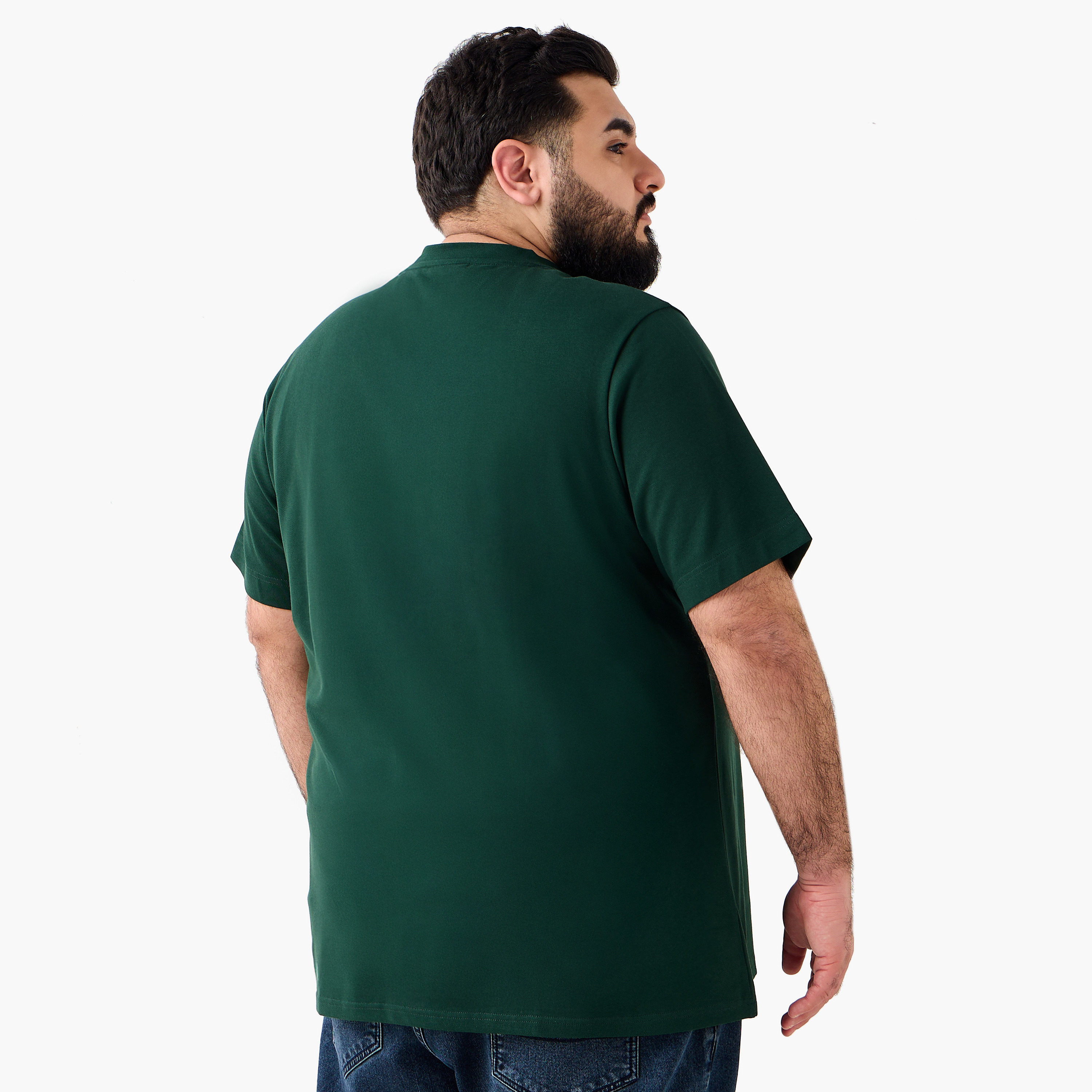 Men Regular Fit Crew Neck Short Sleeves Typographic T-shirt-PROMO_SP_AE_RGCC_BUY2FOR109_040325-image-4