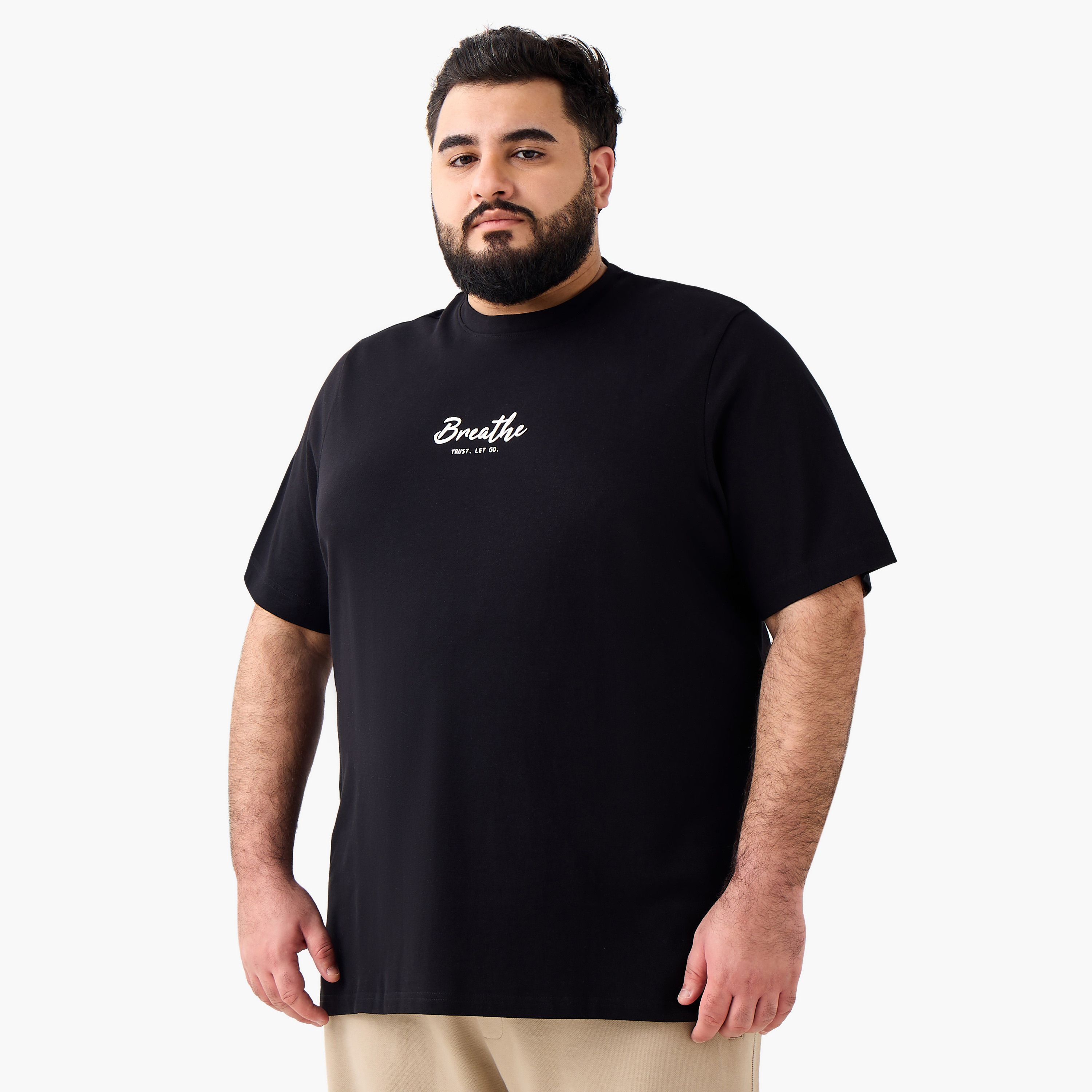 Men Regular Fit Crew Neck Short Sleeves Slogan Print T-shirt-PROMO_SP_QA_RGCC_BUY2FOR109_040325-image-2