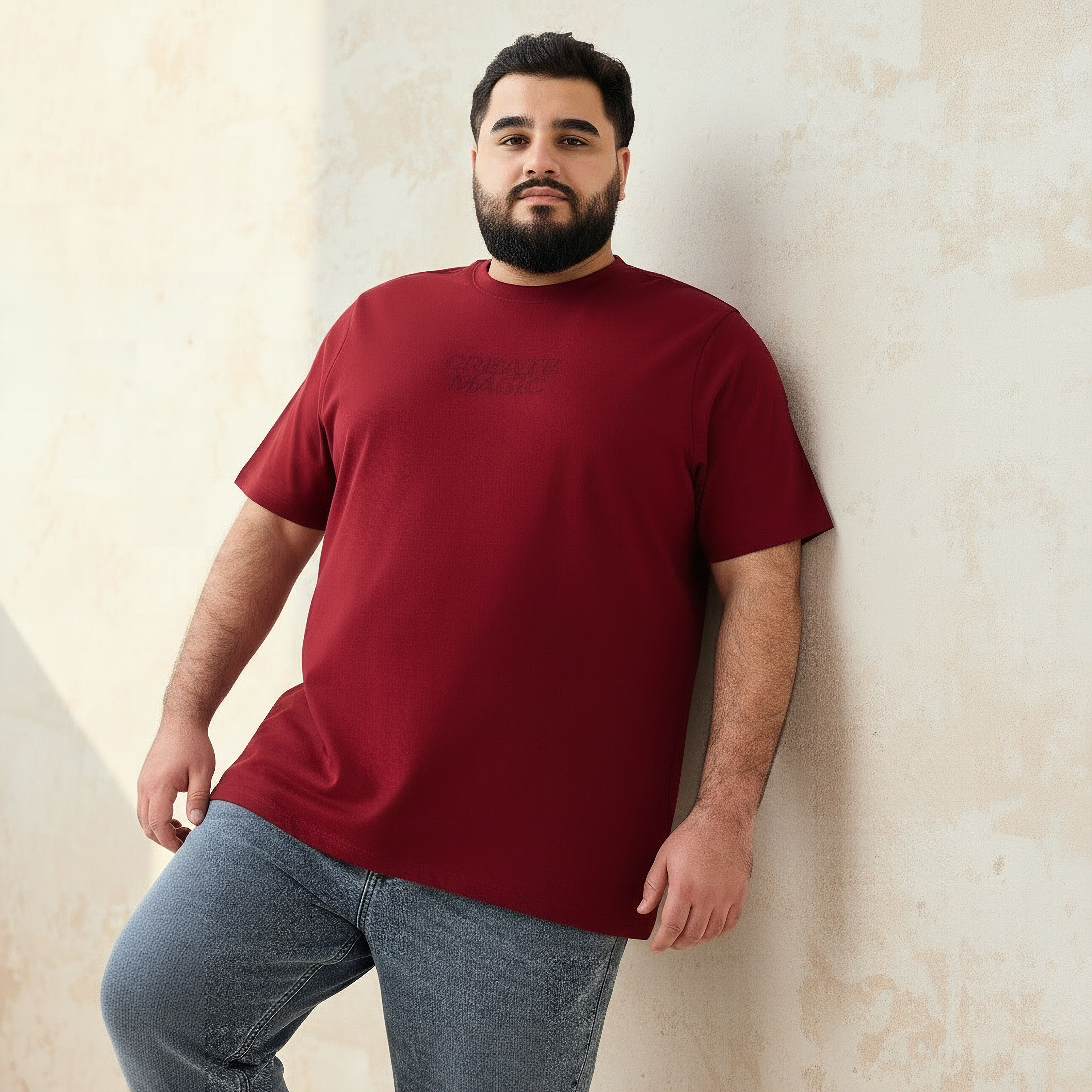 Men Regular Fit Crew Neck Short Sleeves Slogan Print T-shirt-PROMO_SP_QA_RGCC_BUY2FOR109_040325-image-1