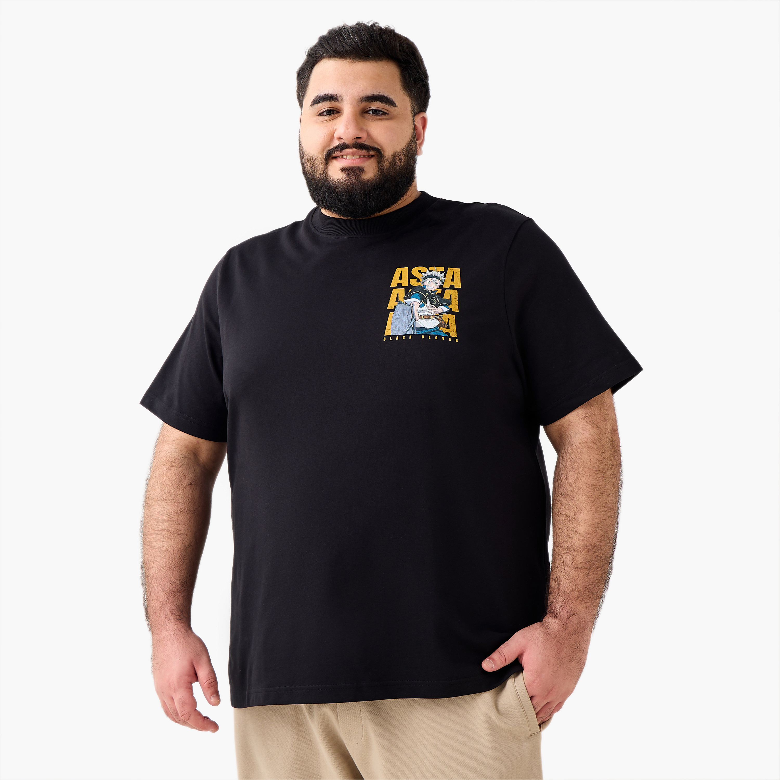 Men Regular Fit Crew Neck Short Sleeves Asta Print T-shirt-men-clothing-tshirtsandpolos-tshirts-image-4