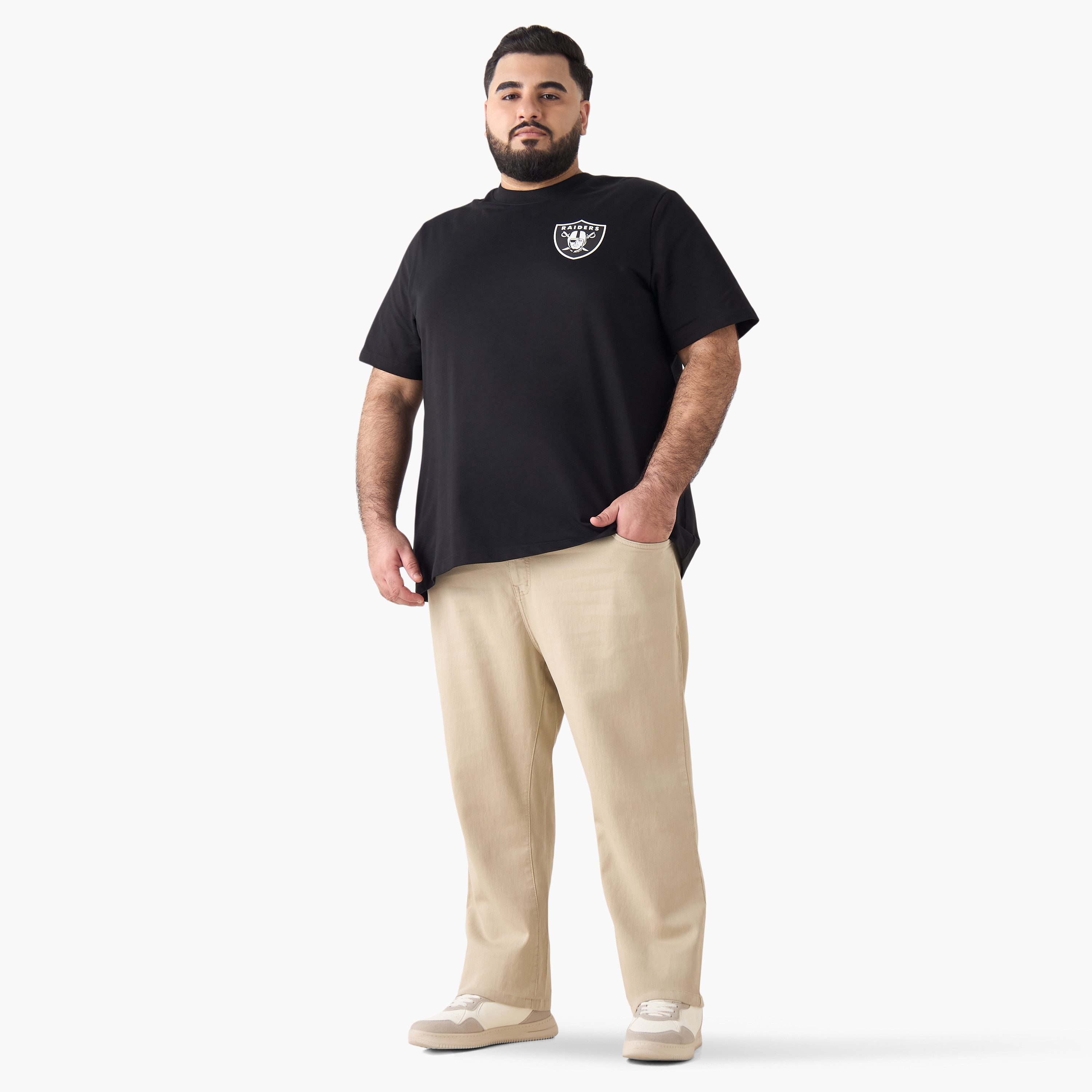 تيشيرت رجالي بقصة عادية وطبعات وياقة مستديرة وأكمام قصيرة-PROMO_SP_KW_RGCC_BUY2FOR9_040325-image-3