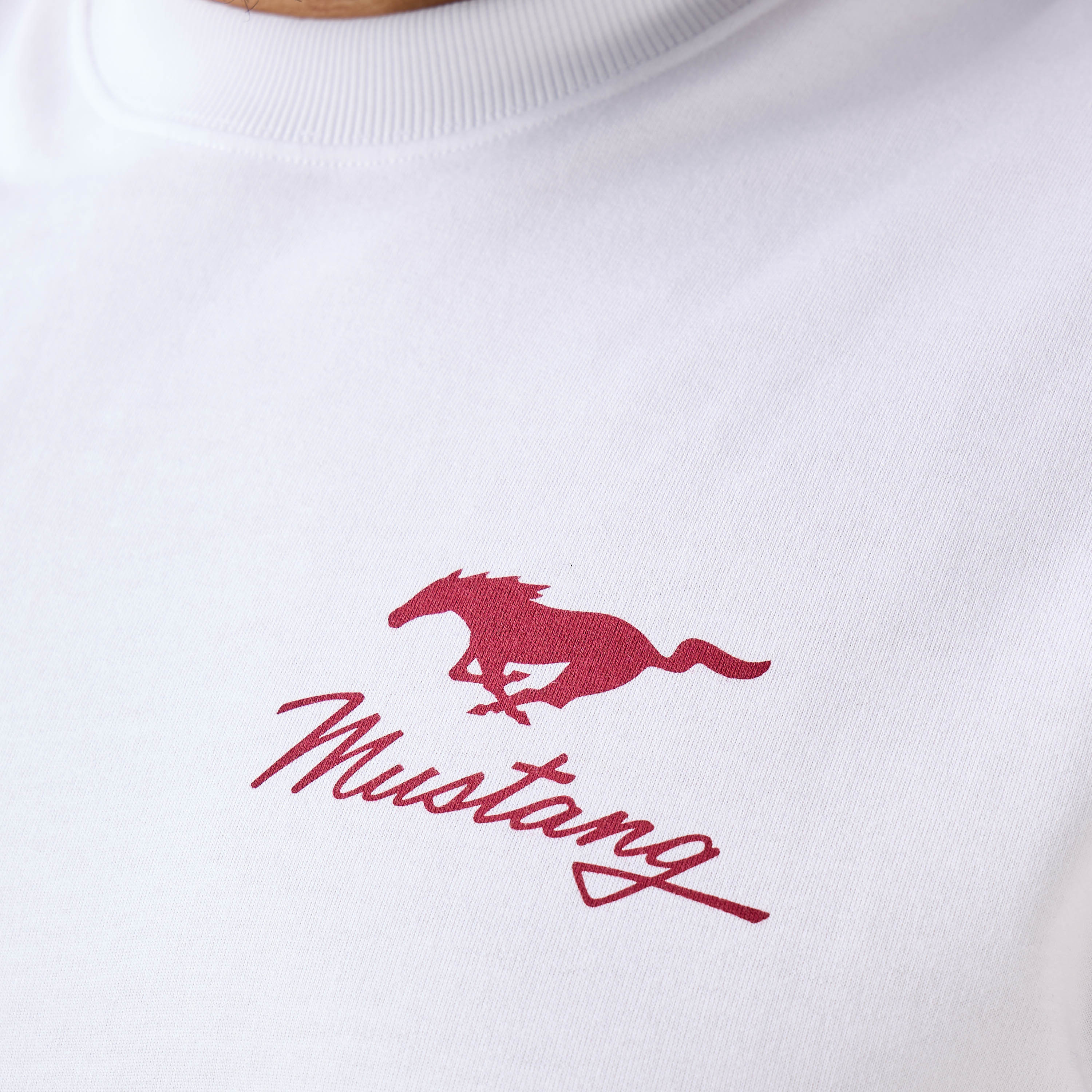 Men Regular Fit Crew Neck Short Sleeves Mustang Print T-shirt-men-clothing-tshirtsandpolos-tshirts-image-6