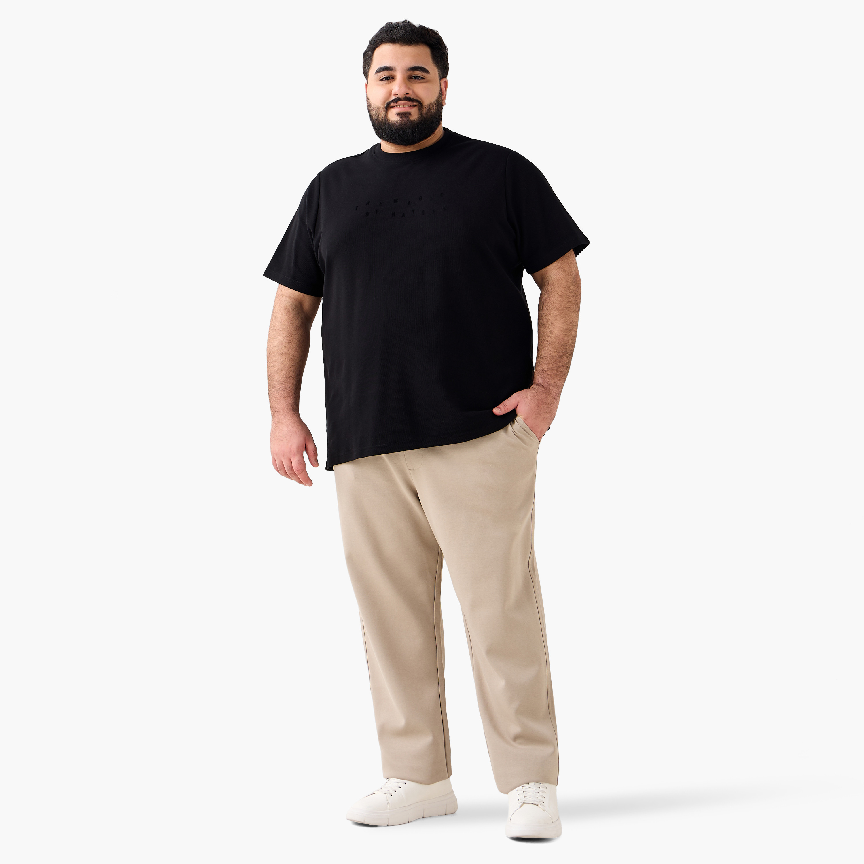 Men Regular Fit Joggers with Pockets-men-clothing-bottoms-joggers-image-3