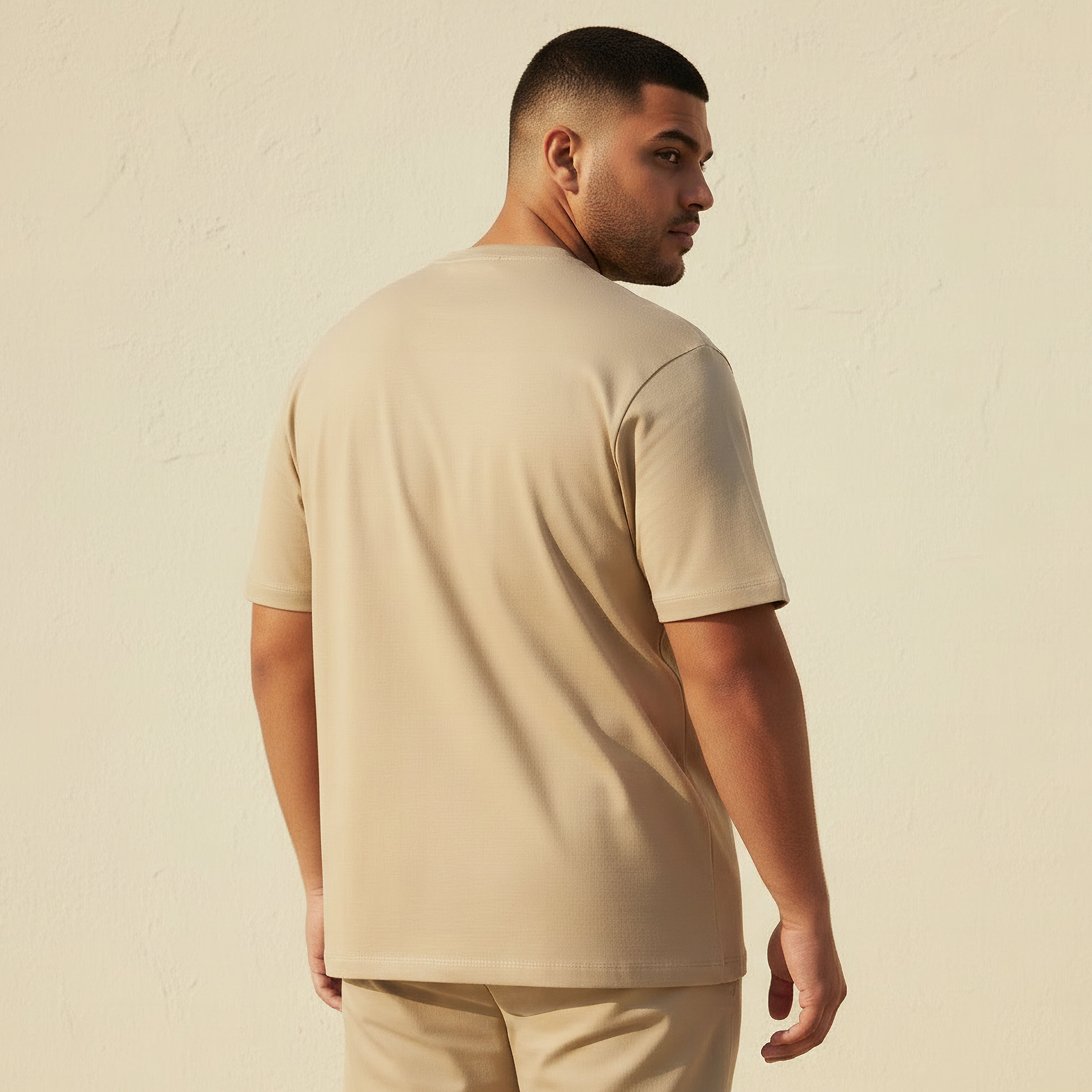 Men Regular Fit Crew Neck Short Sleeve Embossed T-shirt-men-clothing-tshirtsandpolos-tshirts-image-4