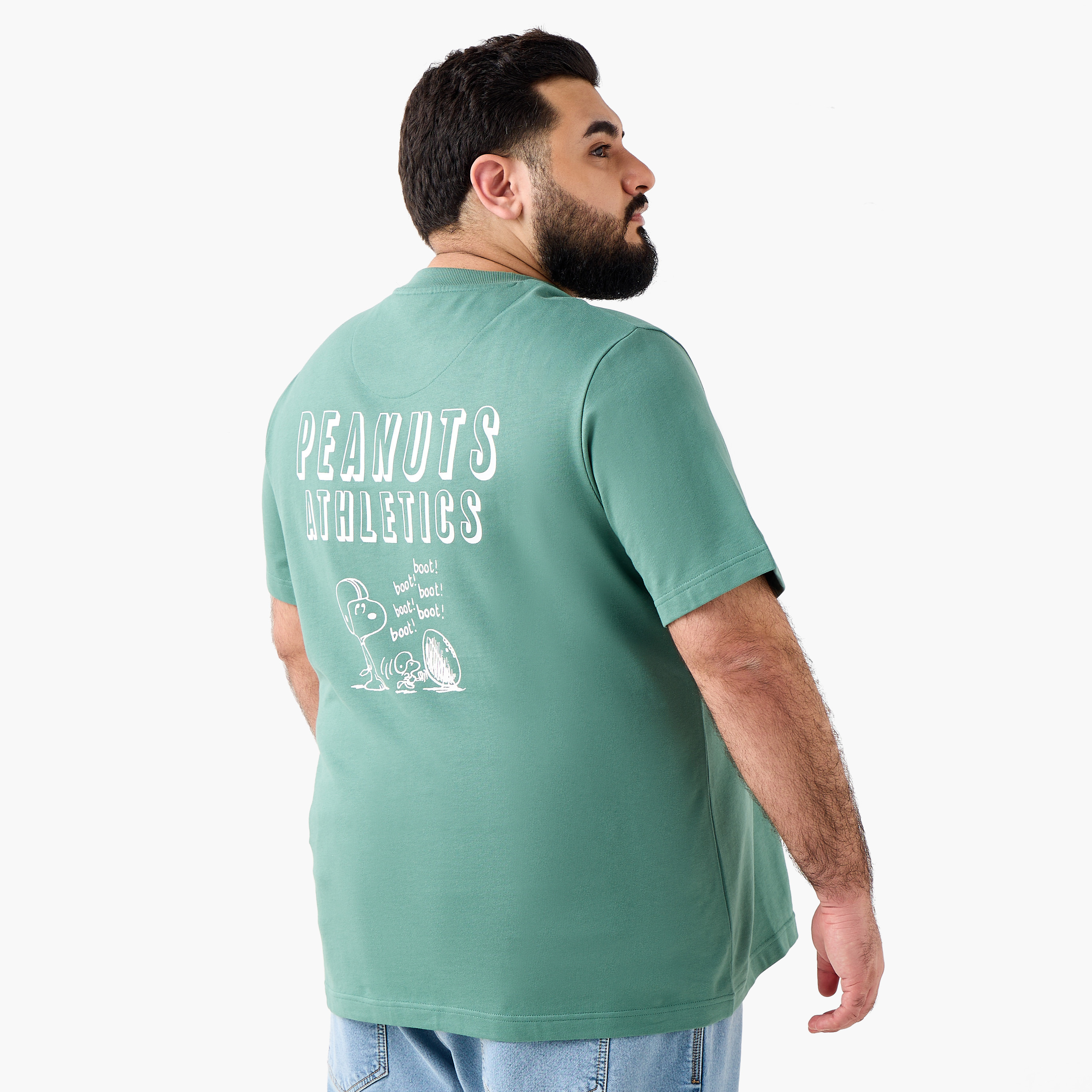 Men Regular Fit Crew Neck Short Sleeves Peanuts Print T-shirt-PROMO_SP_QA_RGCC_BUY2FOR109_040325-image-6