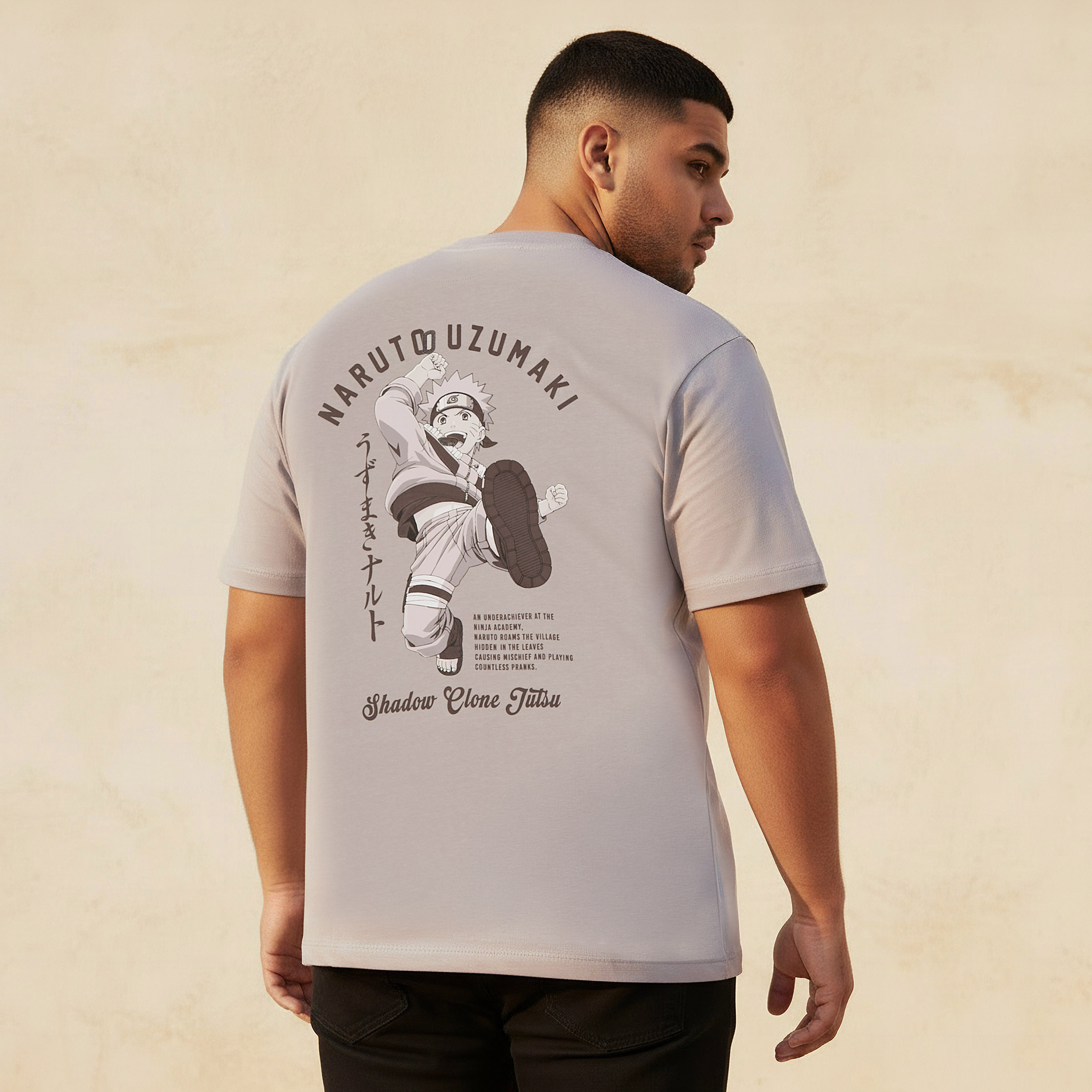 Men Regular Fit Crew Neck Short Sleeves Naruto Uzumaki Print T-shirt-men-clothing-tshirtsandpolos-tshirts-image-4