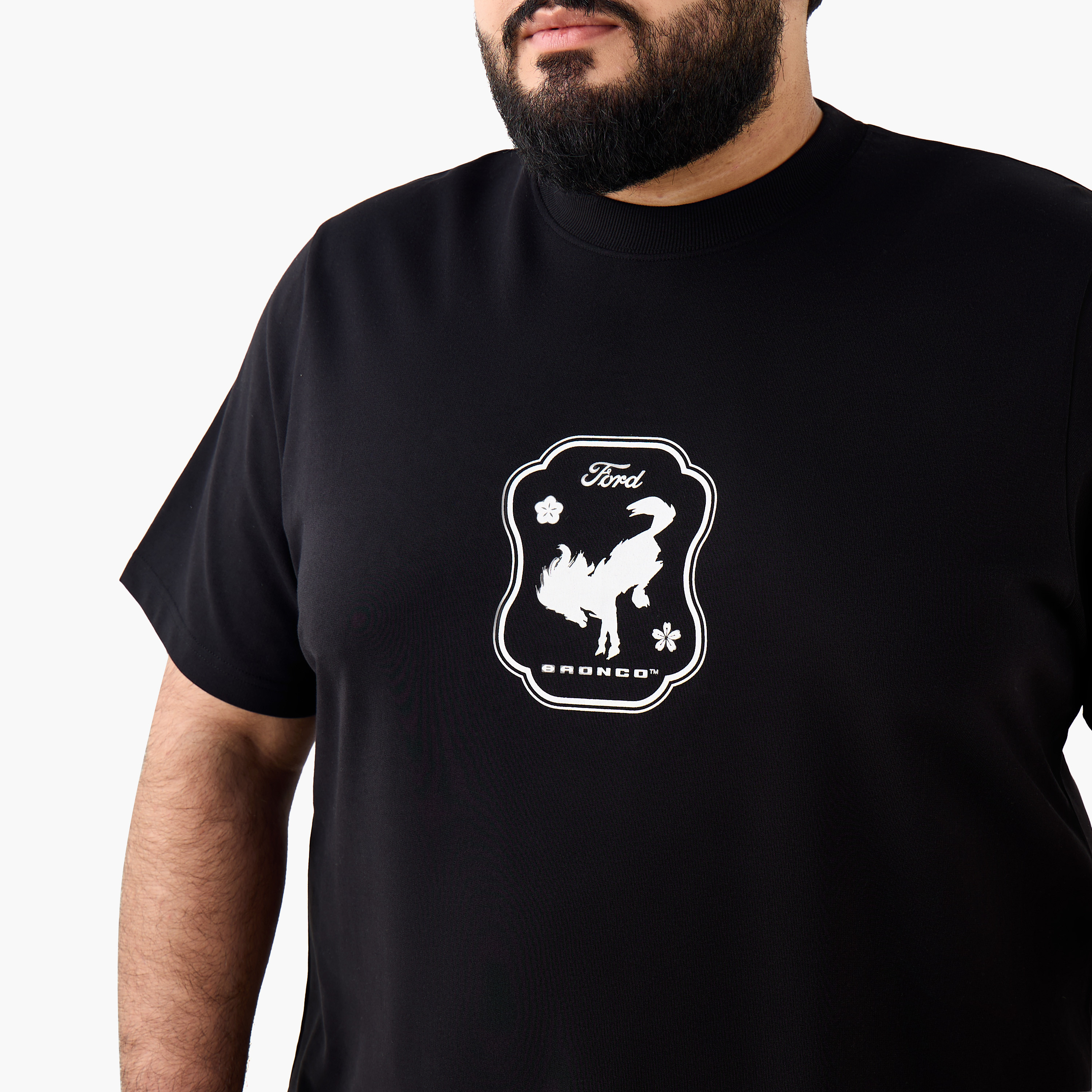 Men Regular Fit Crew Neck Short Sleeves Ford Bronco Print T-shirt-men-clothing-tshirtsandpolos-tshirts-image-5