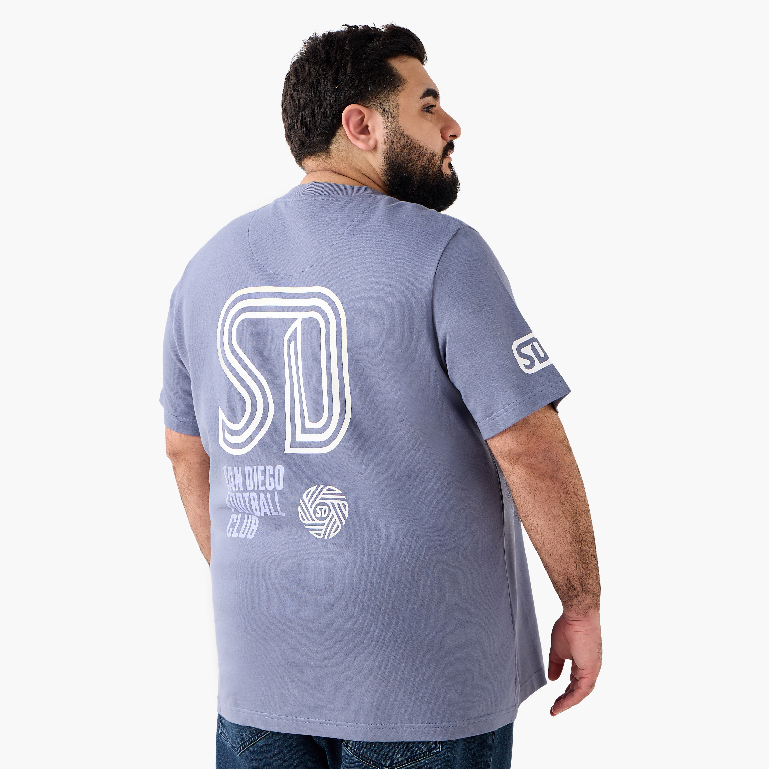 Men Regular Fit Crew Neck Short Sleeves San Diego FC Print T-shirt-men-clothing-tshirtsandpolos-tshirts-image-2