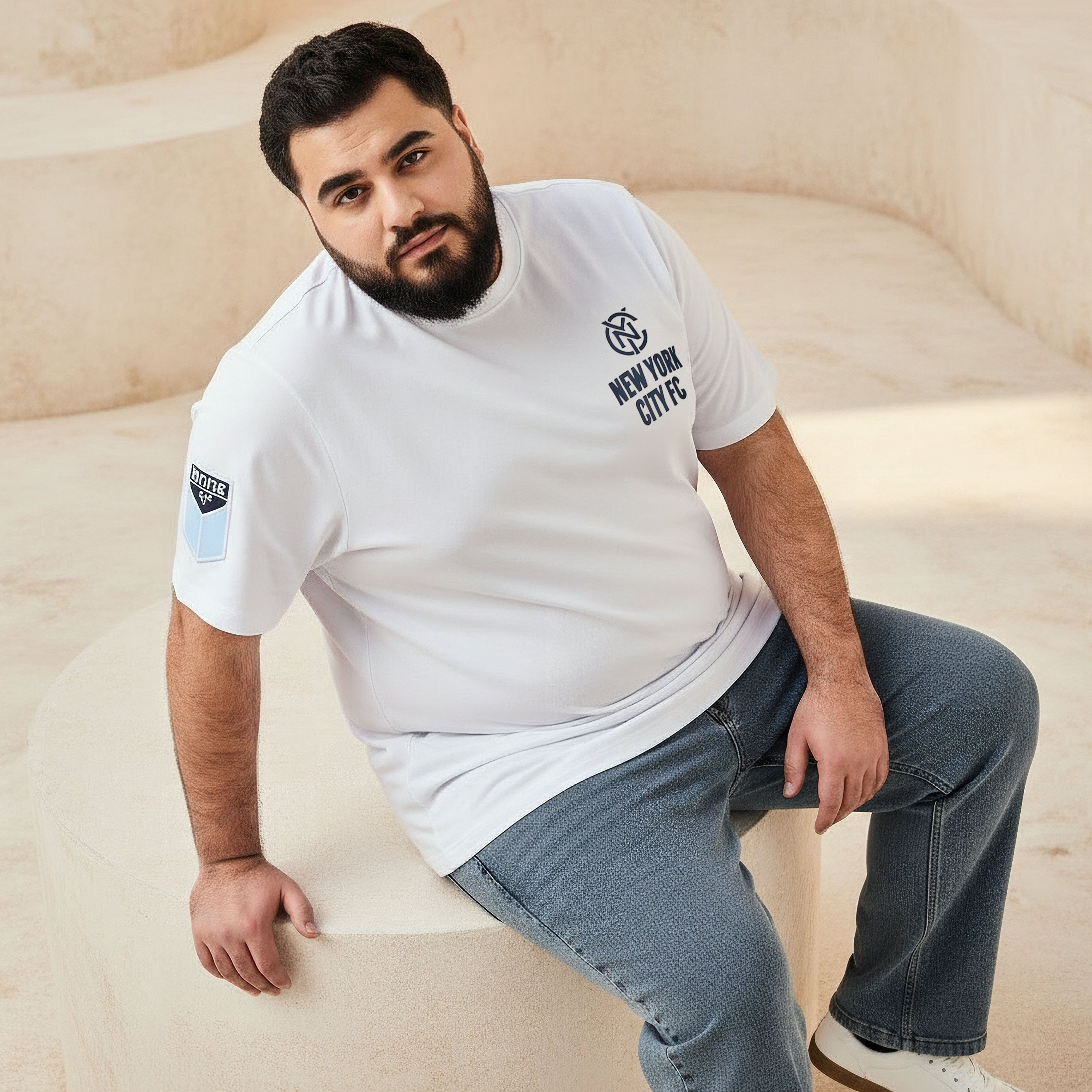 Men Regular Fit Crew Neck Short Sleeves New York Football Club Print T-shirt-men-clothing-tshirtsandpolos-tshirts-image-2