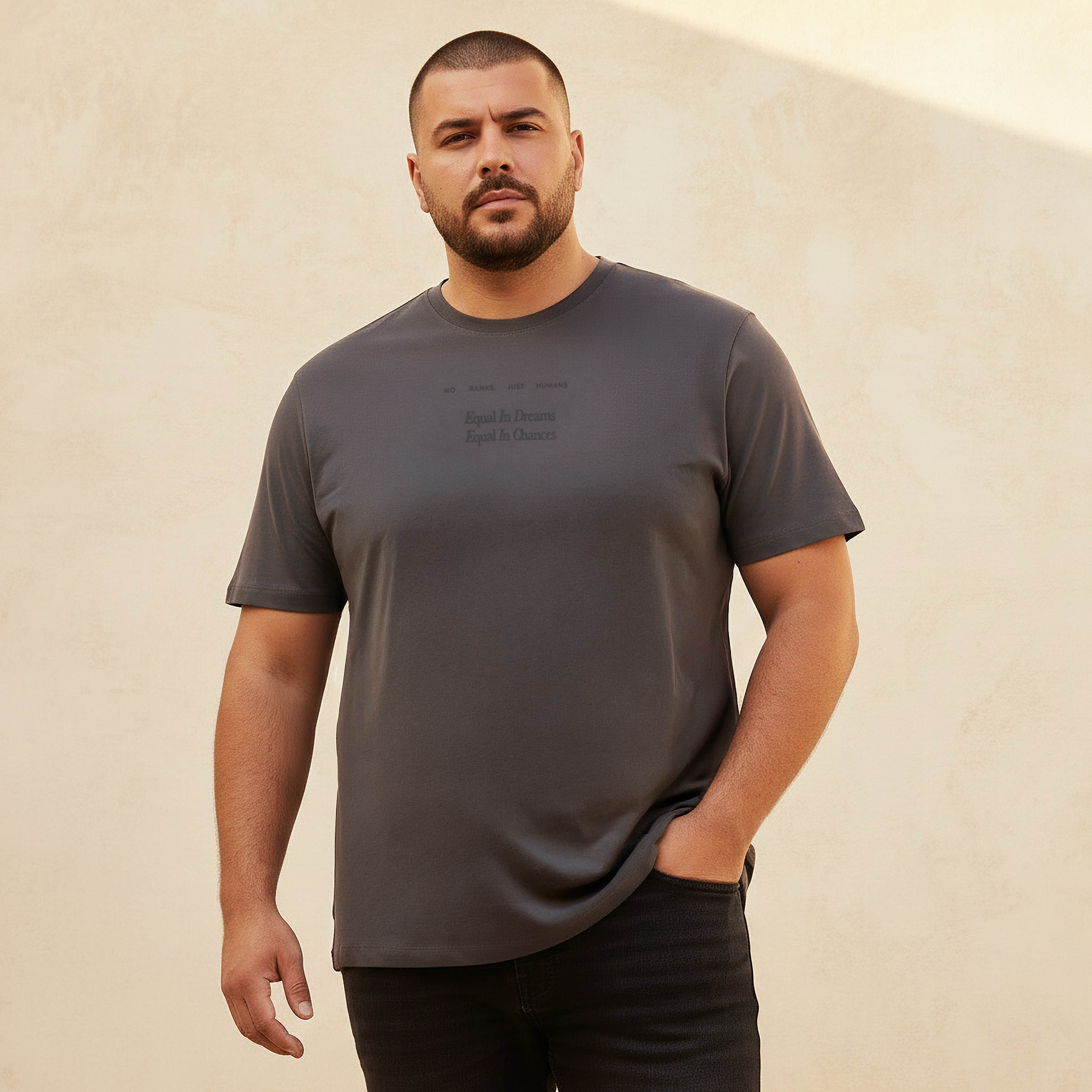 Men Regular Fit Crew Neck Short Sleeves Printed T-shirt-men-clothing-tshirtsandpolos-tshirts-image-1