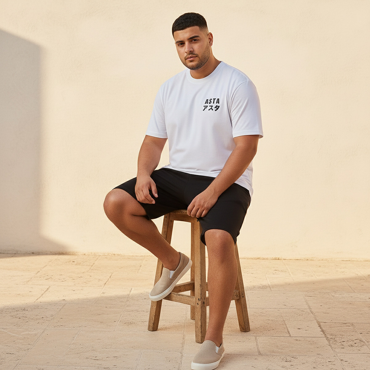 Men Regular Fit Crew Neck Short Sleeves Black Clover Print T-shirt-men-clothing-tshirtsandpolos-tshirts-image-3