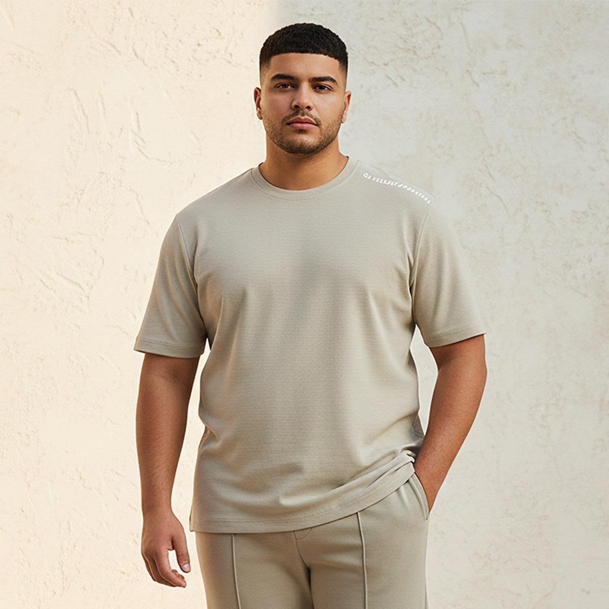 Splash Maxim Plus Regular Fit Crew Neck Short Sleeves Slogan Print T-shirt-men-clothing-tshirtsandpolos-tshirts-image-1