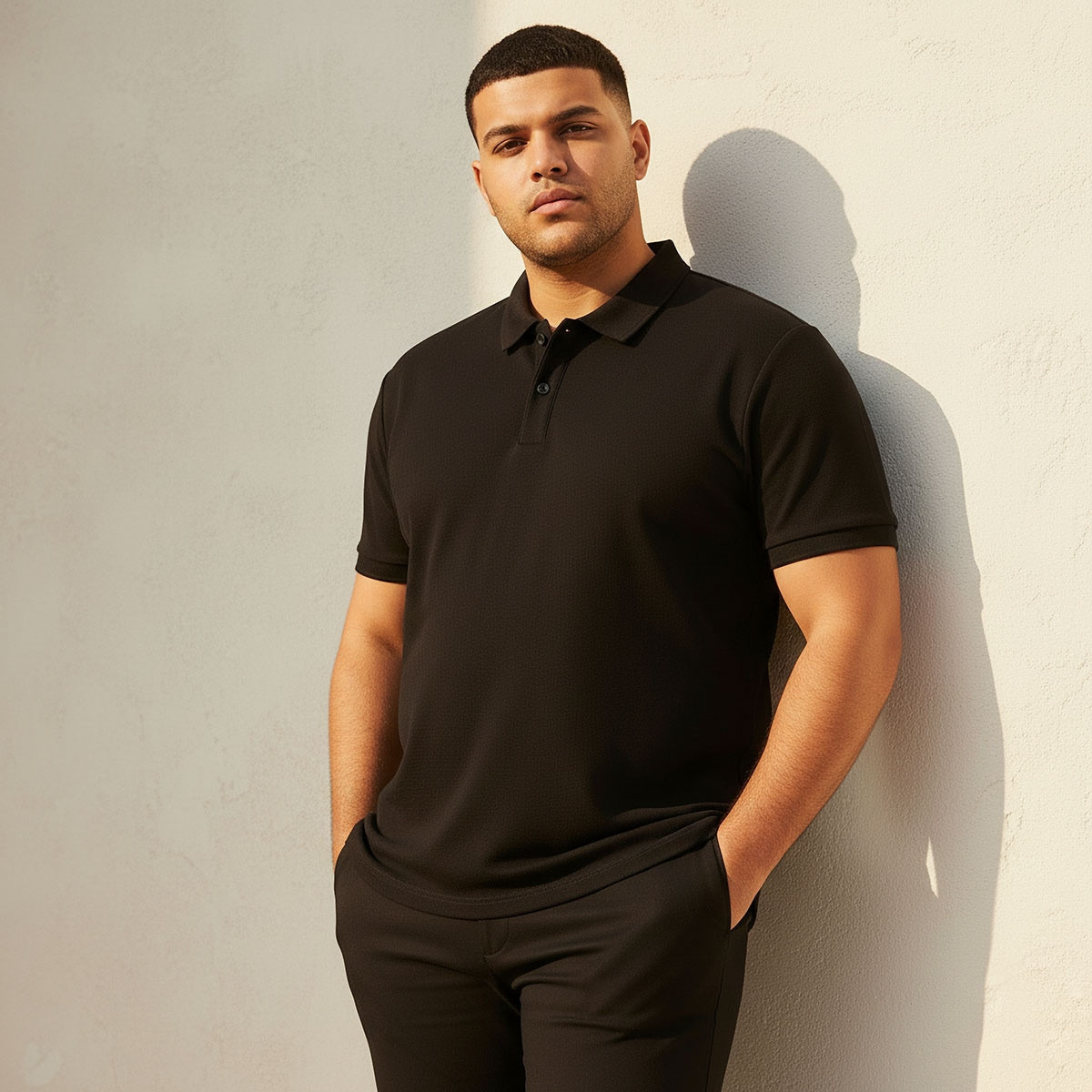 Splash Maxim Plus Short Sleeves Printed Polo T-shirt-men-clothing-plussize-tshirtsandpolos-polos-image-1