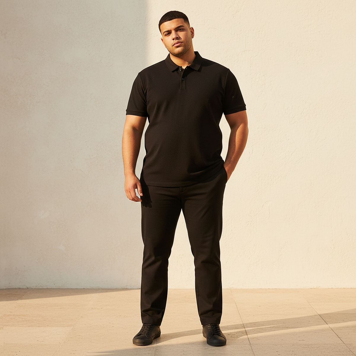 Splash Maxim Plus Short Sleeves Printed Polo T-shirt-men-clothing-plussize-tshirtsandpolos-polos-image-3