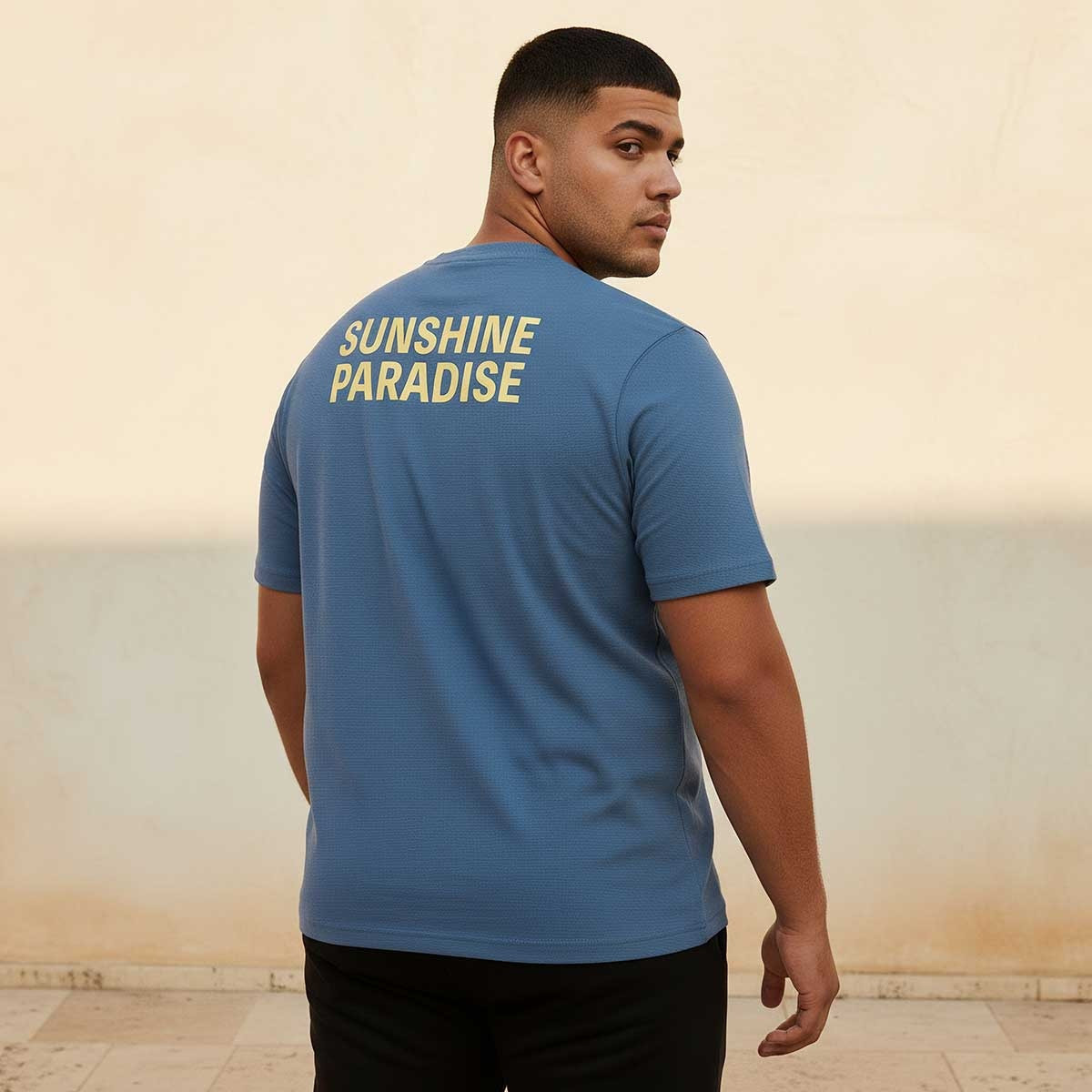 Splash Maxim Plus Regular Fit Crew Neck Short Sleeves Slogan Print T-shirt-men-clothing-tshirtsandpolos-tshirts-image-4