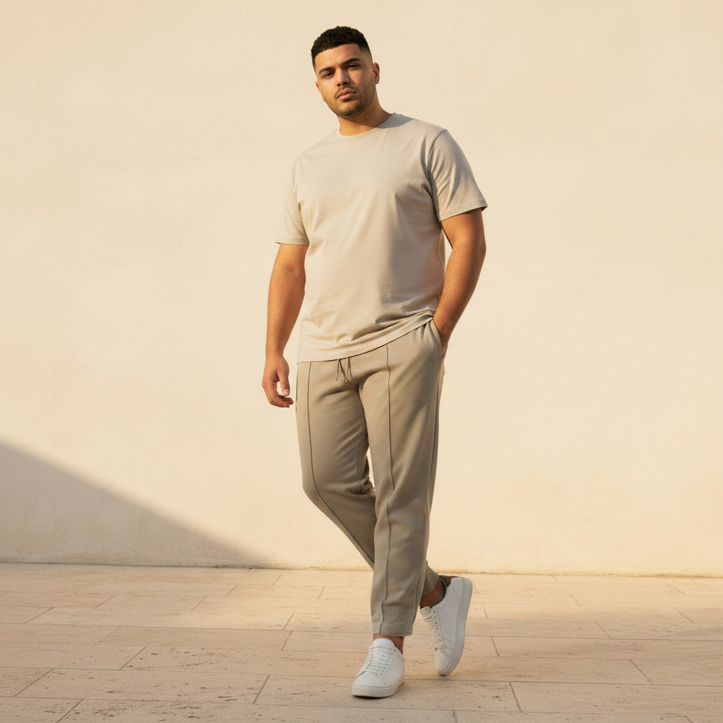بنطلون رياضي بقصة عادية وتفاصيل بينتوك من سبلاش ماكسيم بلس-men-clothing-bottoms-joggers-image-3