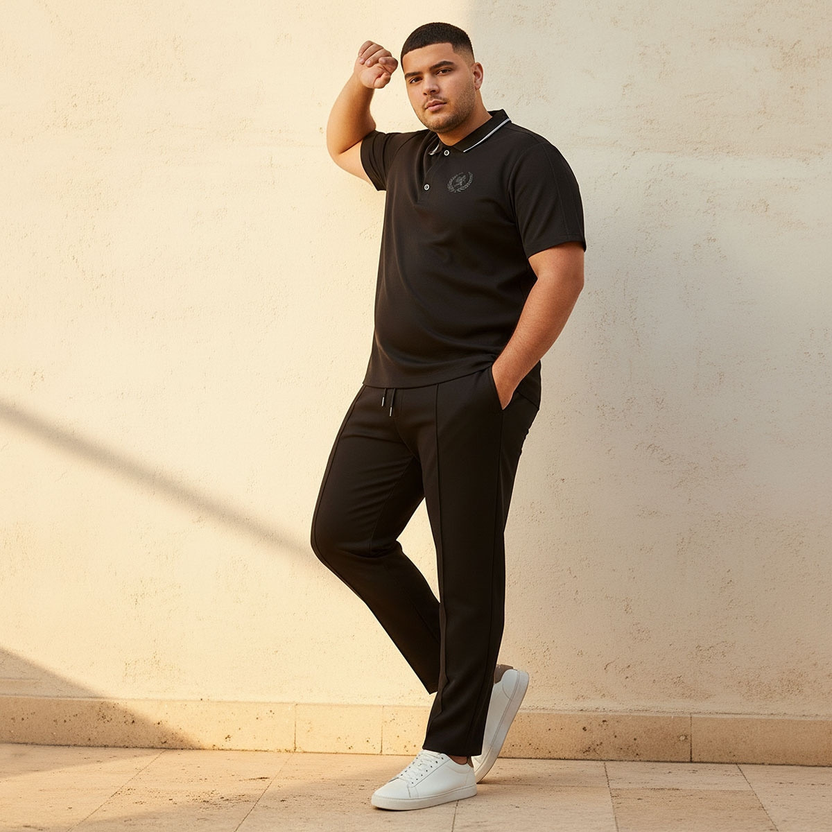 بنطلون رياضي بقصة عادية وتفاصيل بينتوك من سبلاش ماكسيم بلس-men-clothing-bottoms-joggers-image-3